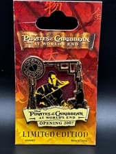 WDW Pirates of the Caribbean At World's End Countdown #2 Will Turner Pin