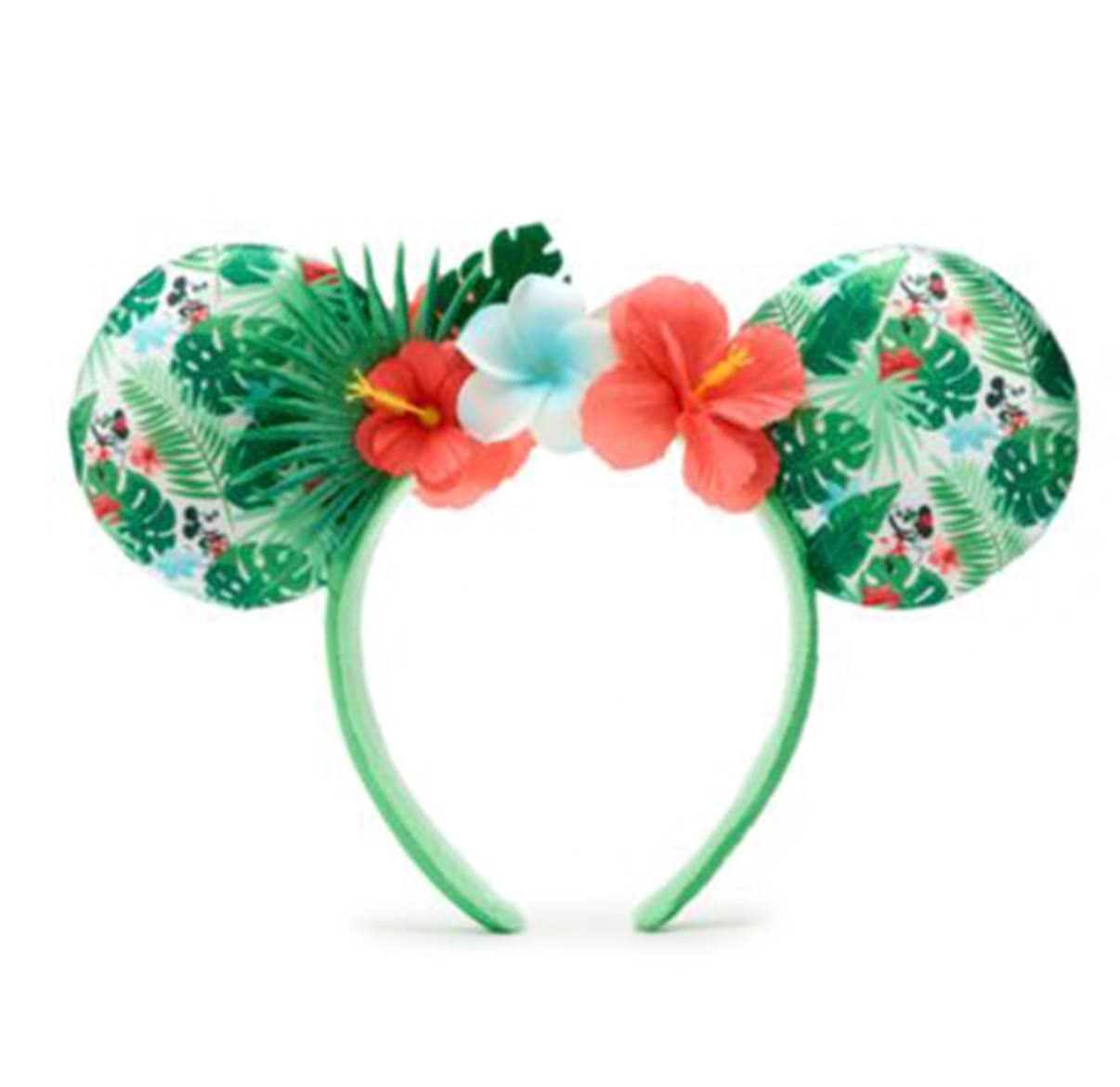 Tropical Hideaway Hello Summer Minnie Mouse Ears Headband front
