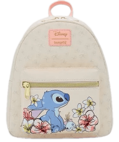 Loungefly Disney Stitch Tropical Flowers Mini Backpack