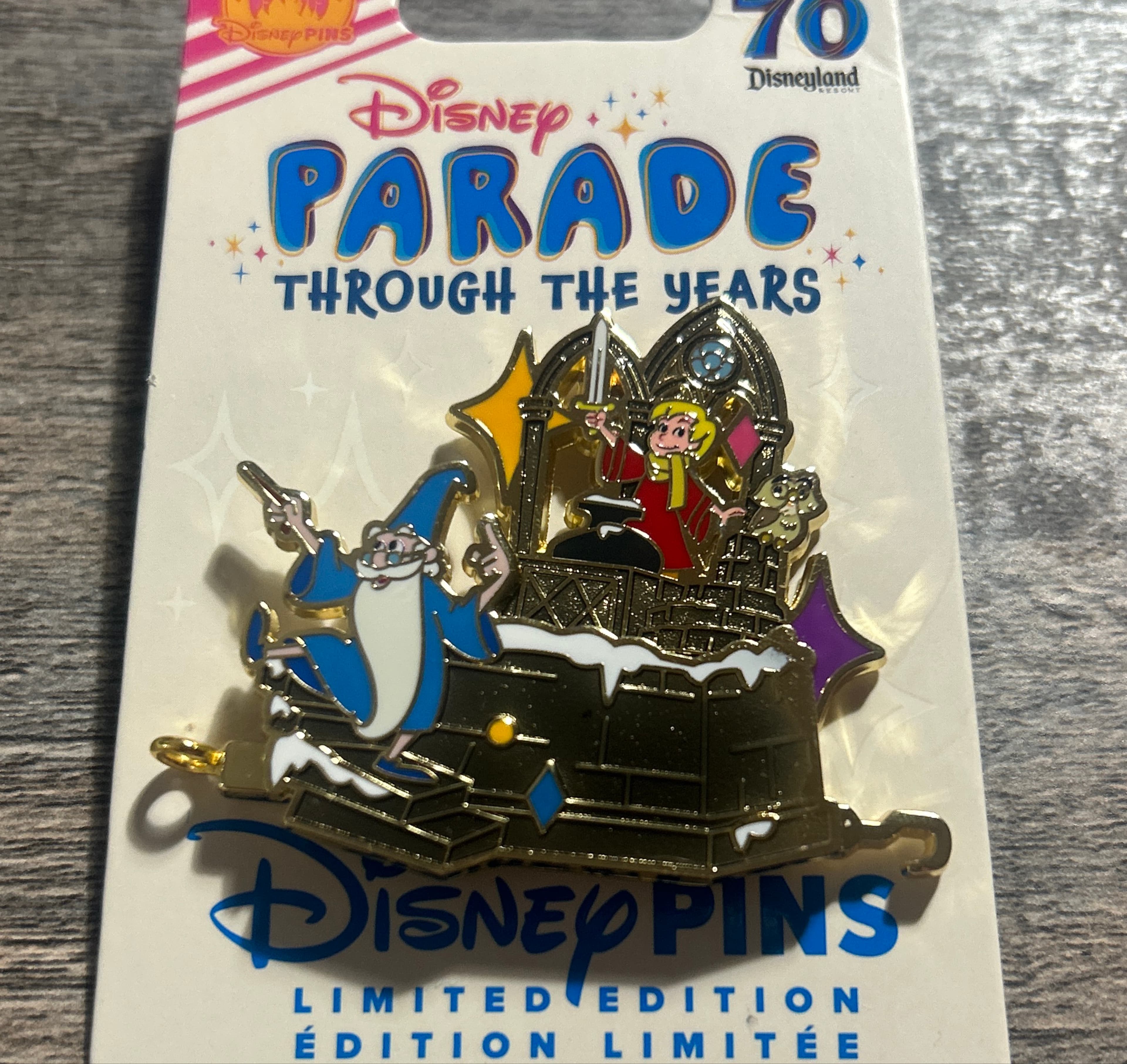 The Sword in the Stone - Disney Parade Through the Years - Disneyland 70th Anniversary