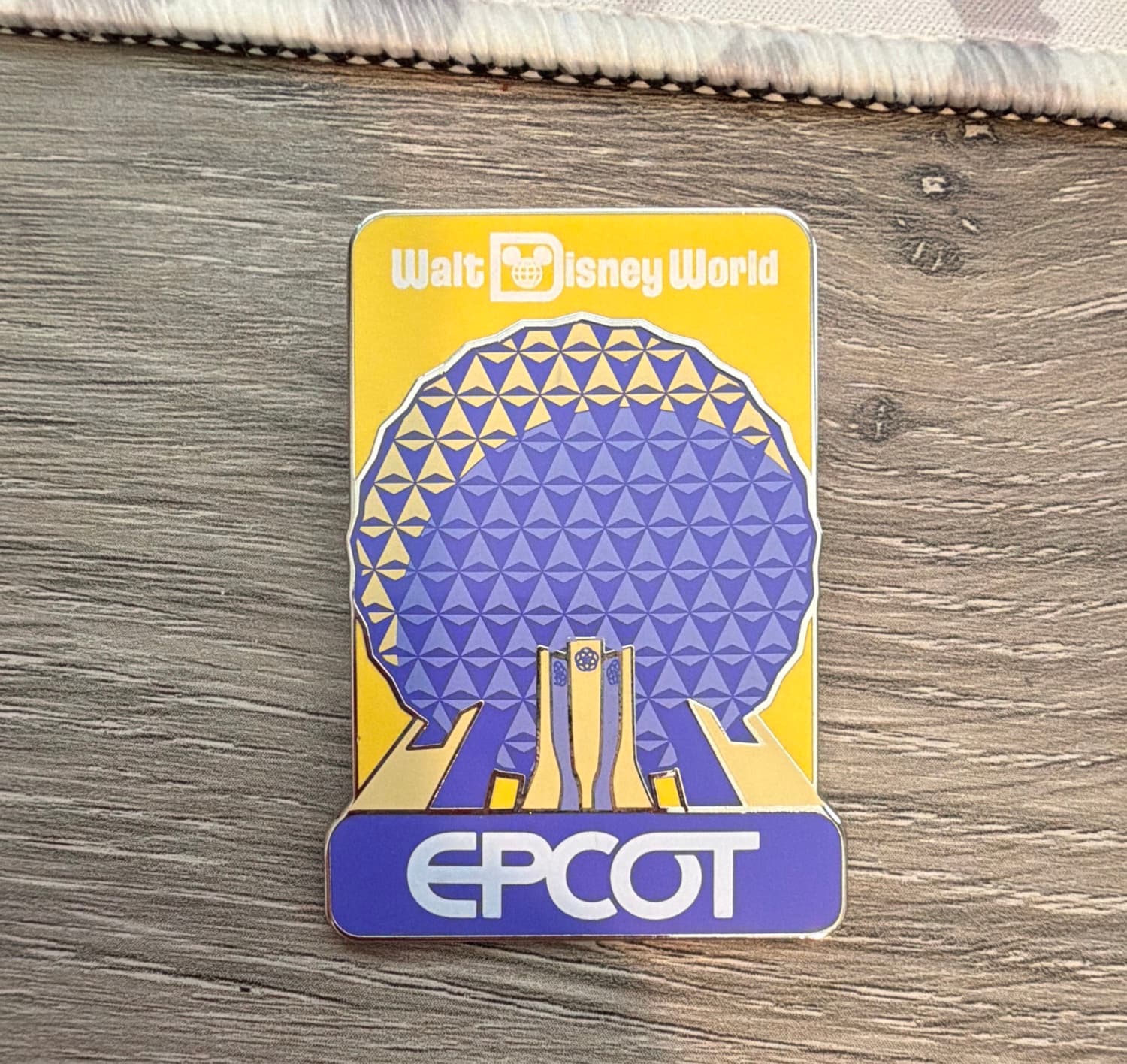 Walt Disney World EPCOT Spaceship Earth Pin front