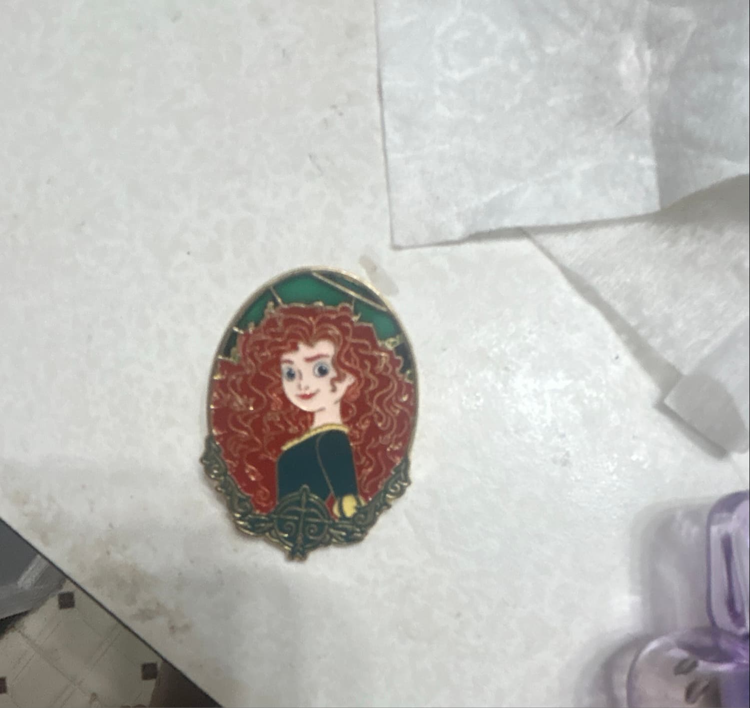 Brave Princess Merida Portrait Pin