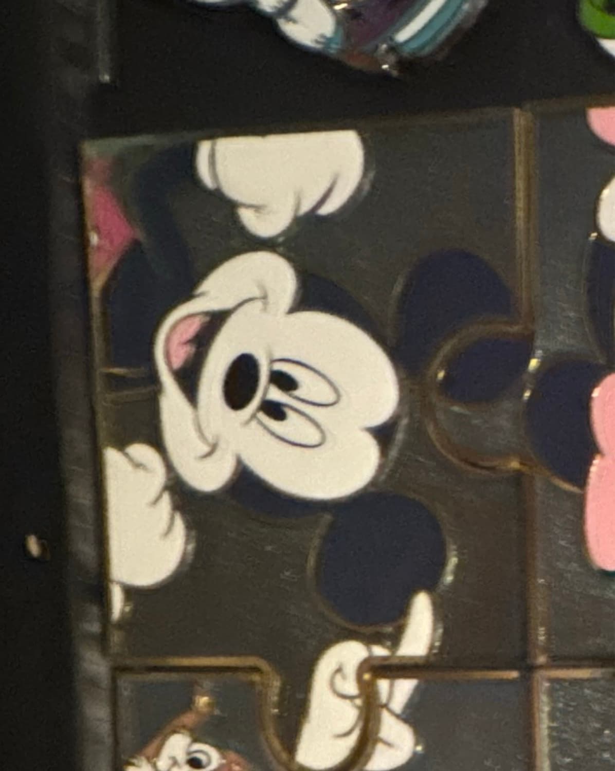 Mickey Mouse Puzzle Piece Blind Box Enamel Pin