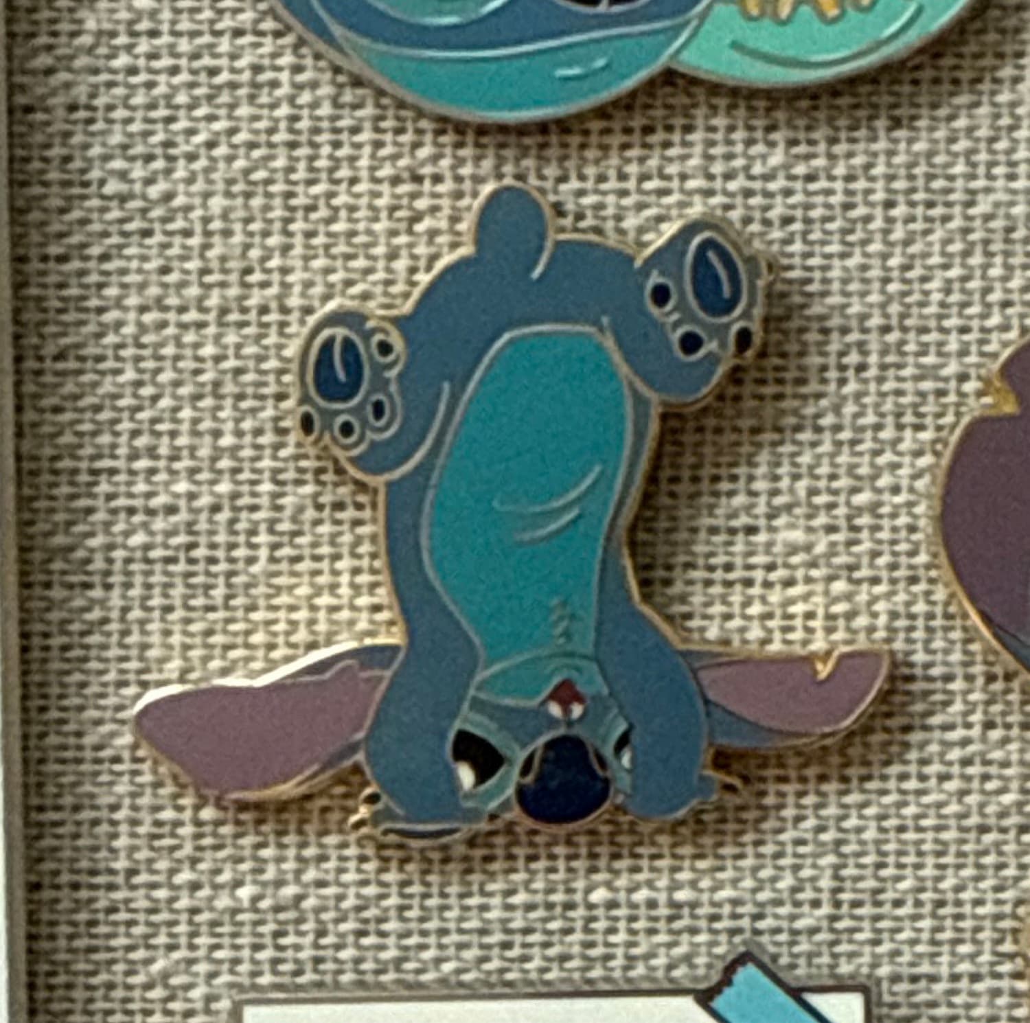 Stitch Hand Stand Enamel Pin