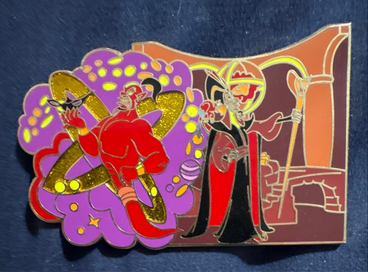 2 sides. Jafar and jafar as genie fantasy pin