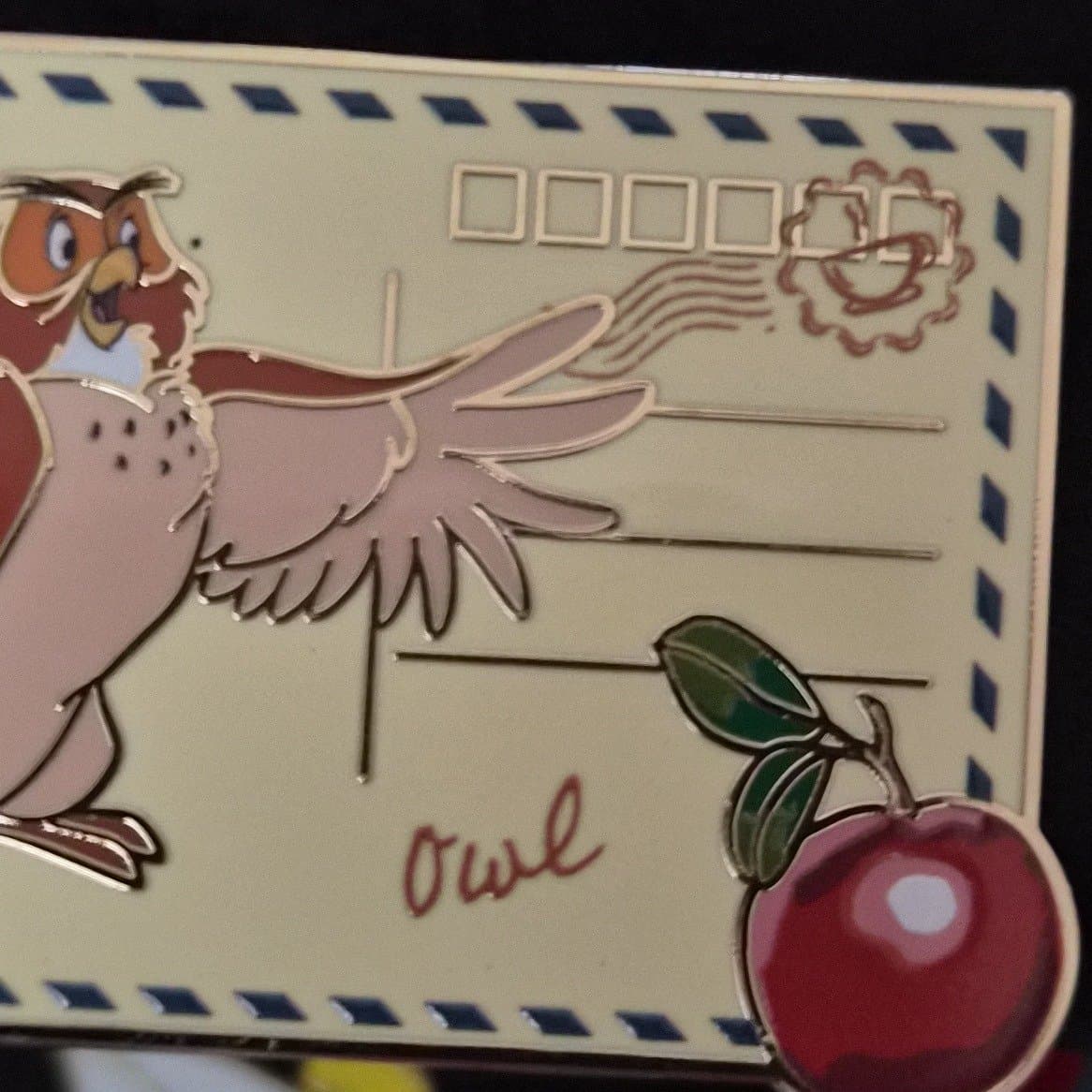 Disney Winnie the Pooh Postcards Blind Box Enamel Pin - Owl