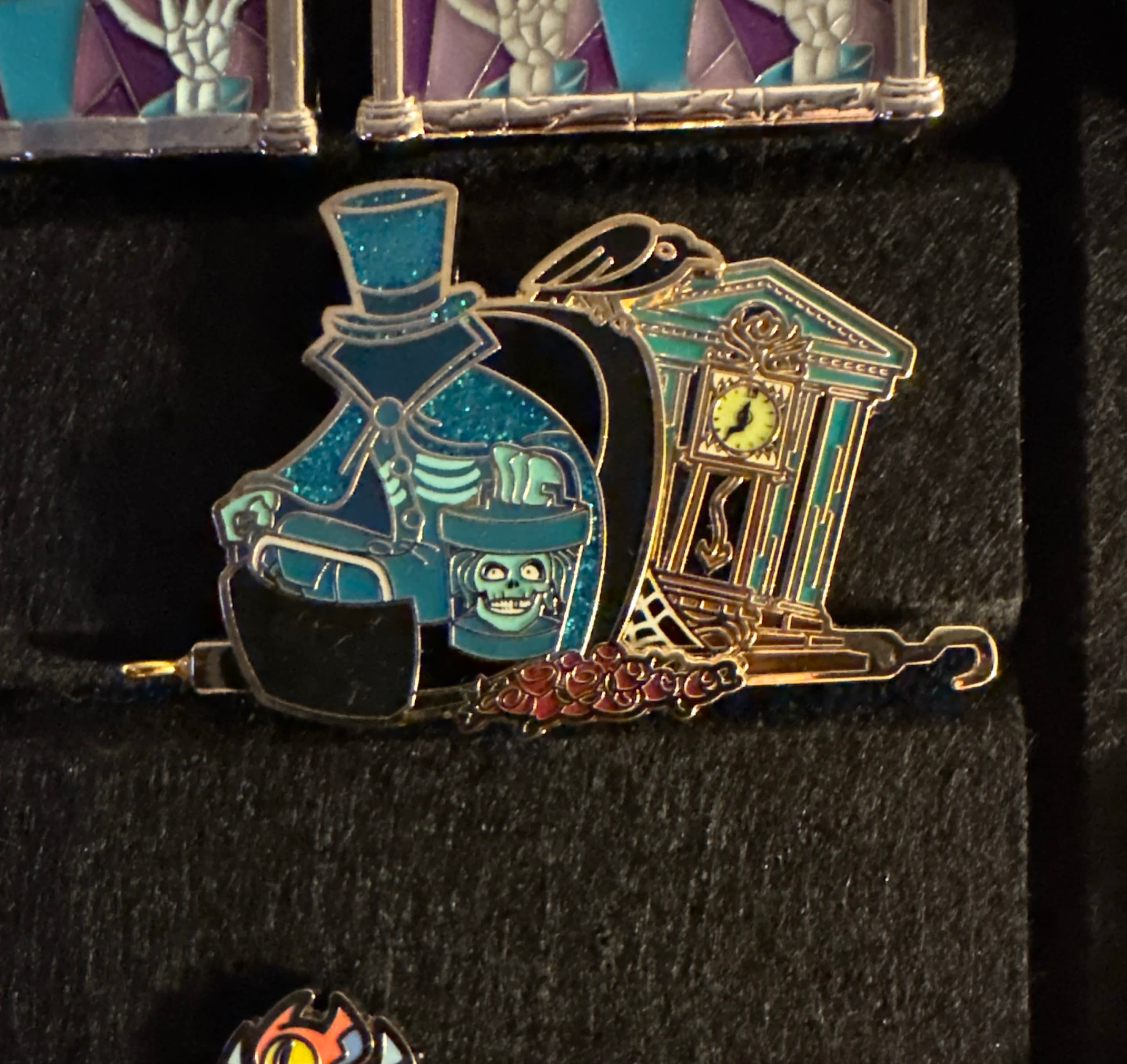 Hatbox Ghost with Clock Tower and Bucket front