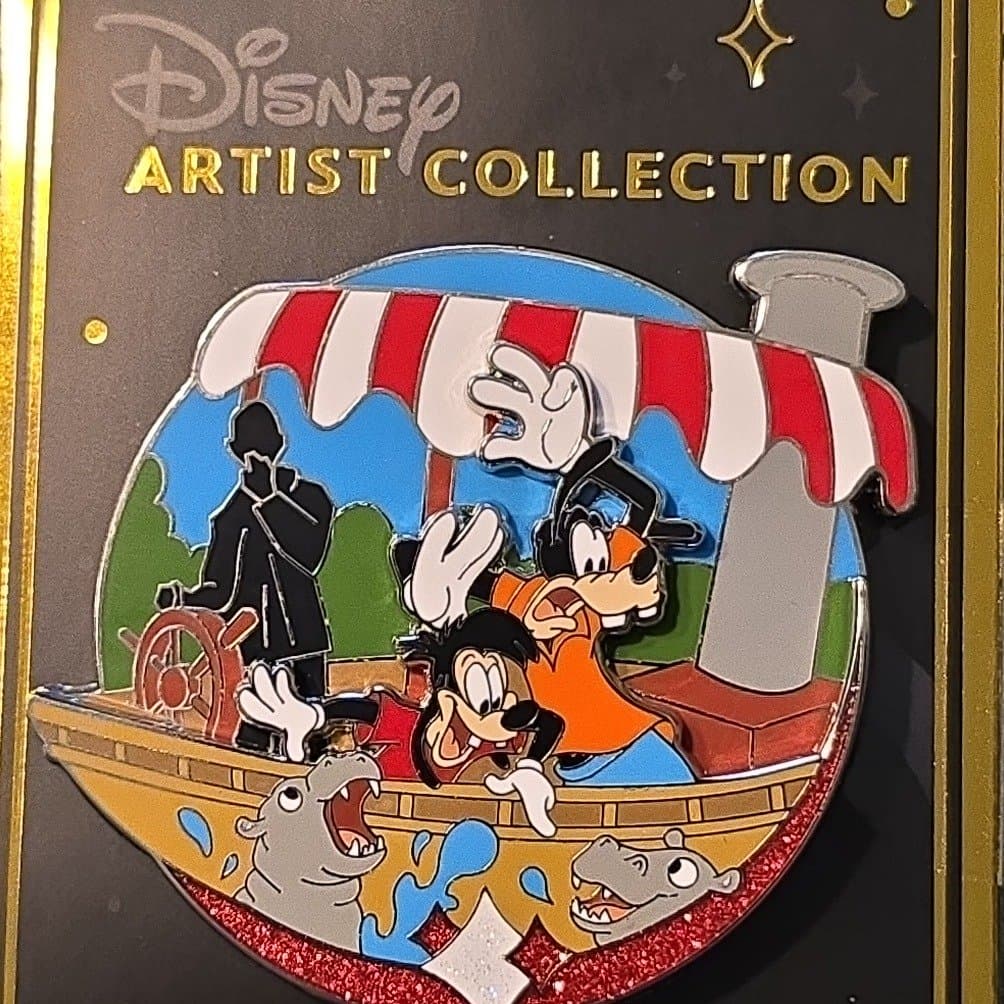 Goofy & Max on Jungle Cruise - Disney Artist Collection by Jes Willis and Pati Pereira