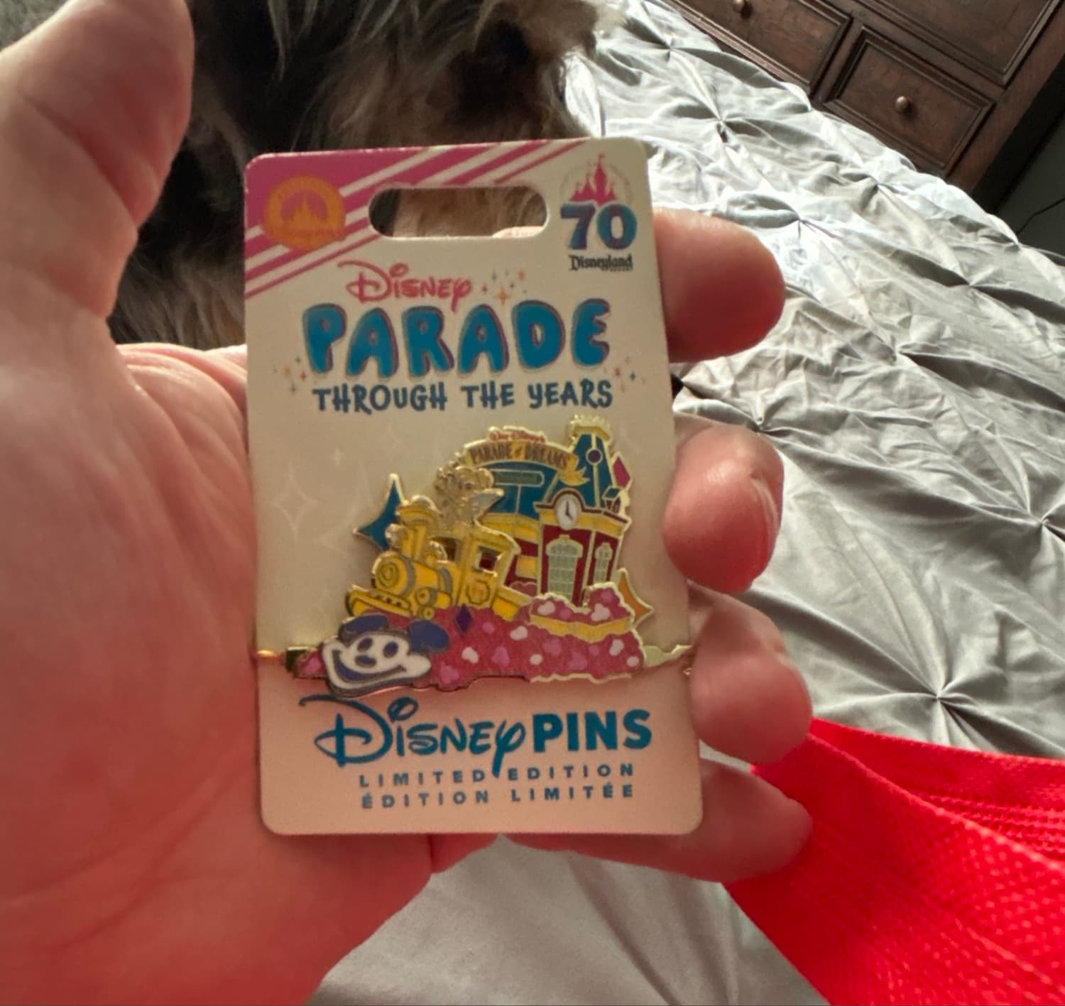 Disneyland 70th Parade Through The Years - Mickey Train Drum front