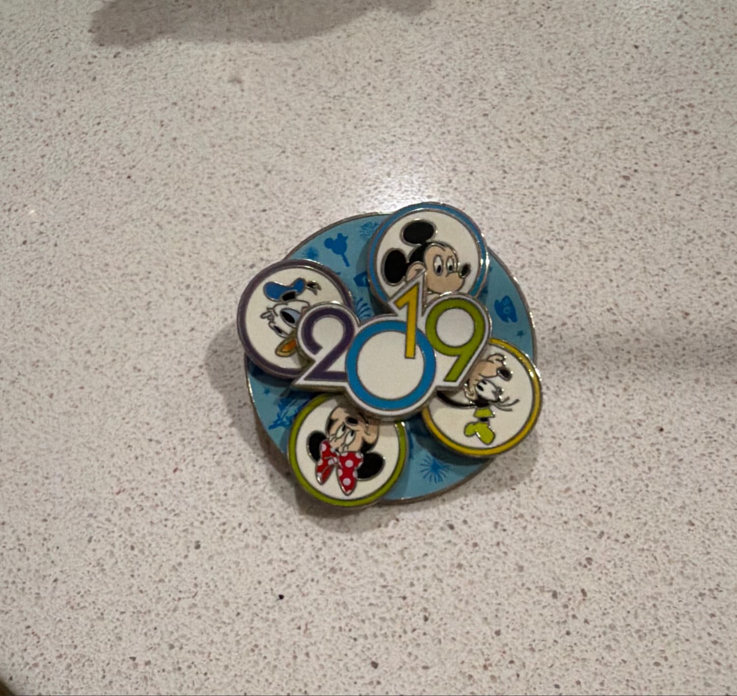 Disney Parks 2019 Dated Mickey & Friends Fab 5 Pin