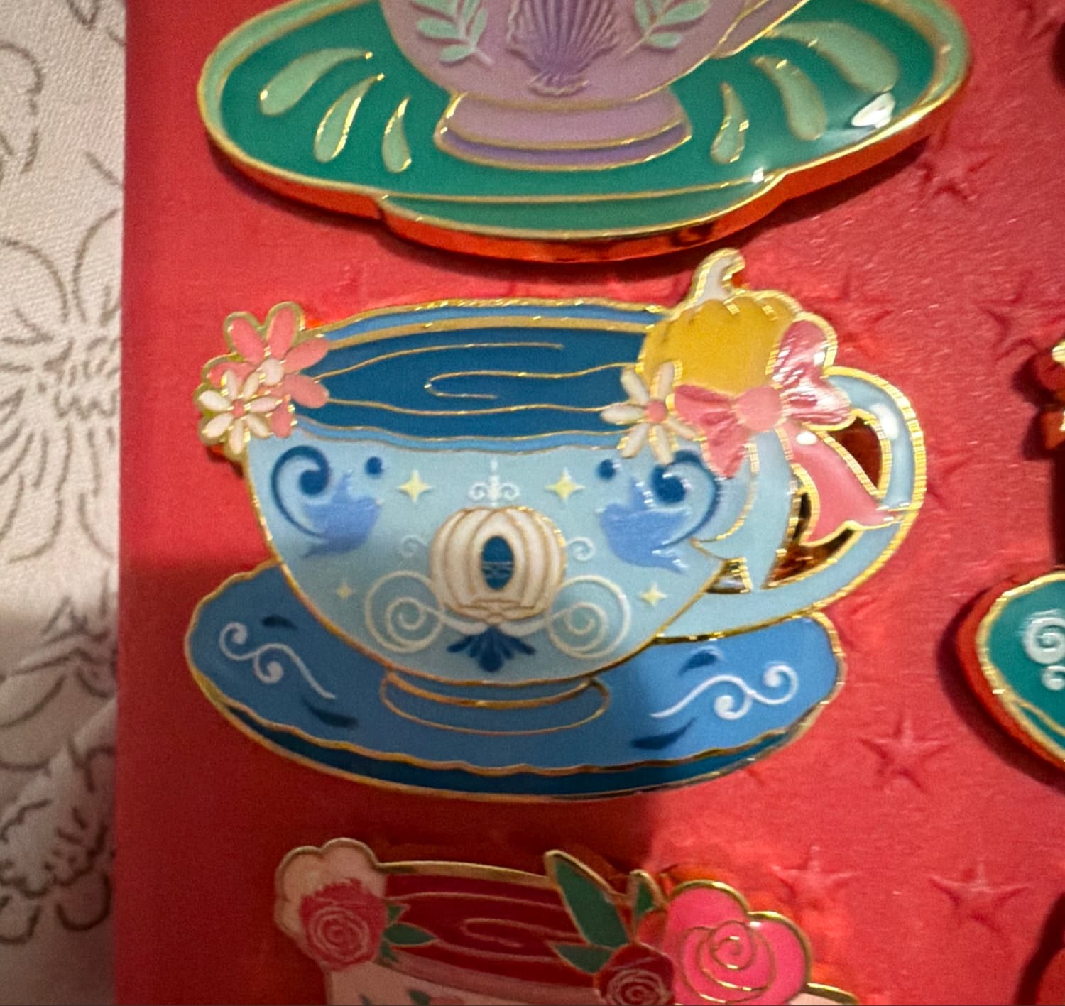 Loungefly Disney Princess Teacups Blind Box Enamel Pin - Cinderella