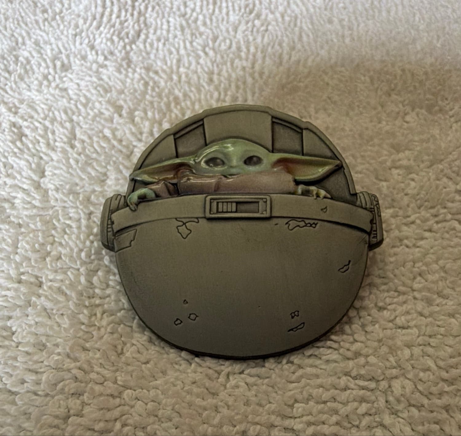 Grogu in Hoverpram. front