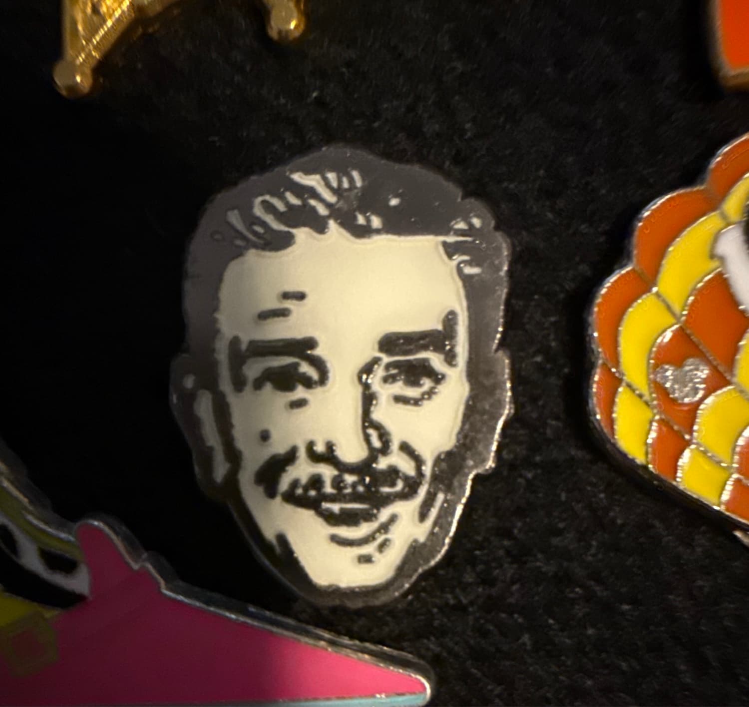 Walt Disney Headshot Pin