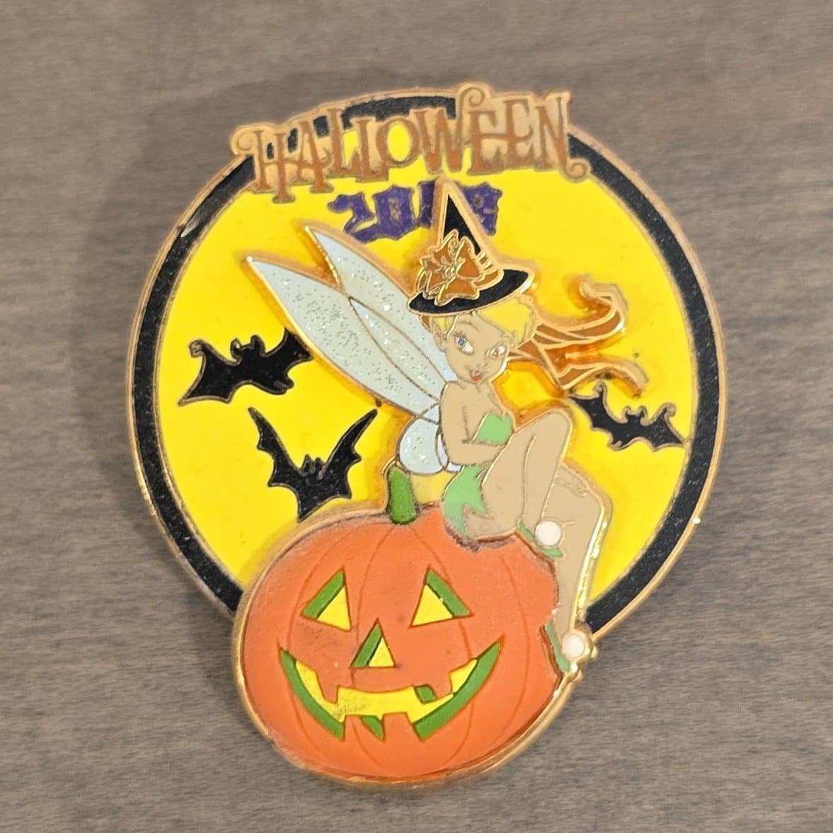 Tinker Bell Halloween 2008 3D Pumpkin Pin