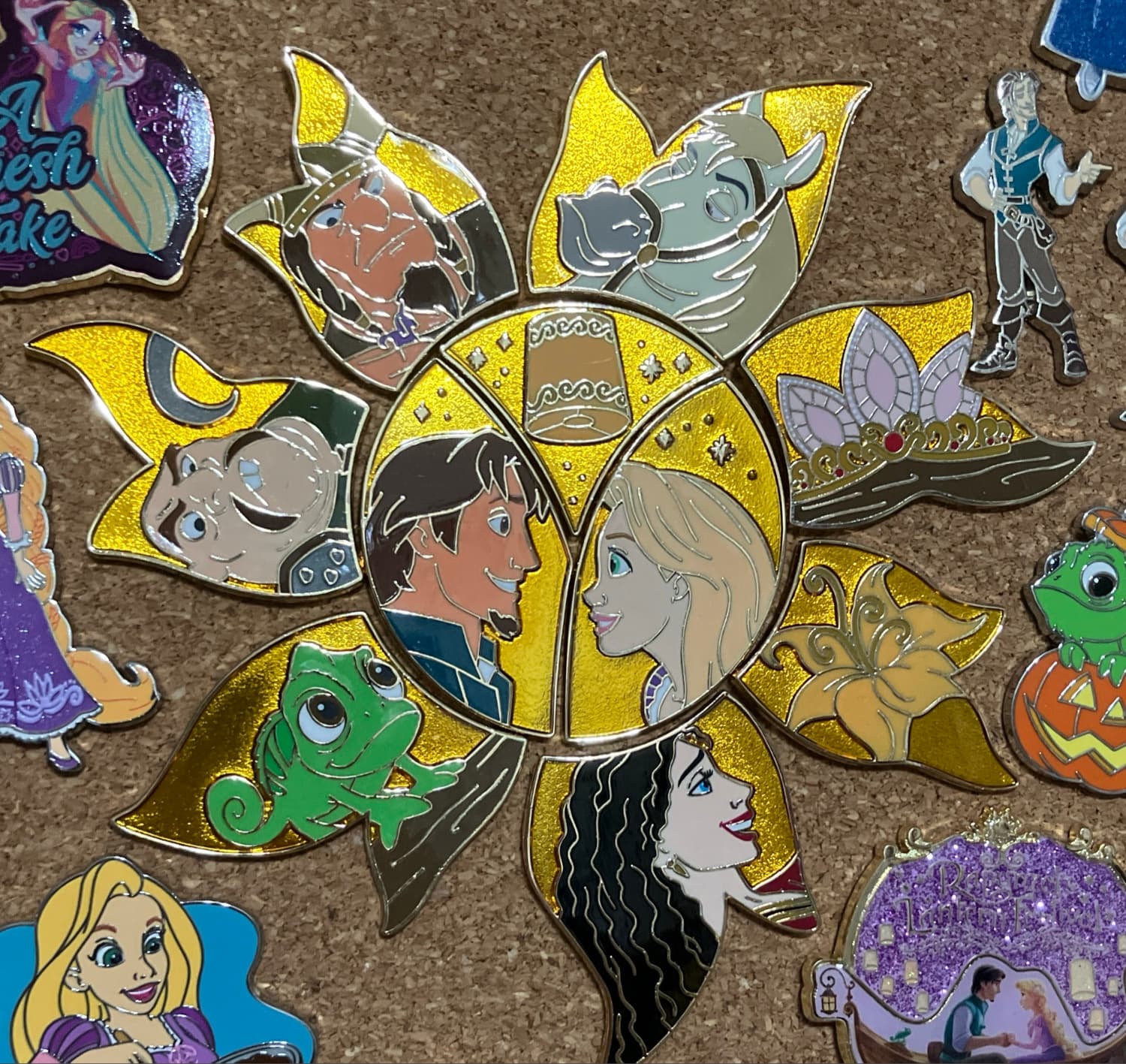 Tangled 15th Anniversary Mystery Pin Set