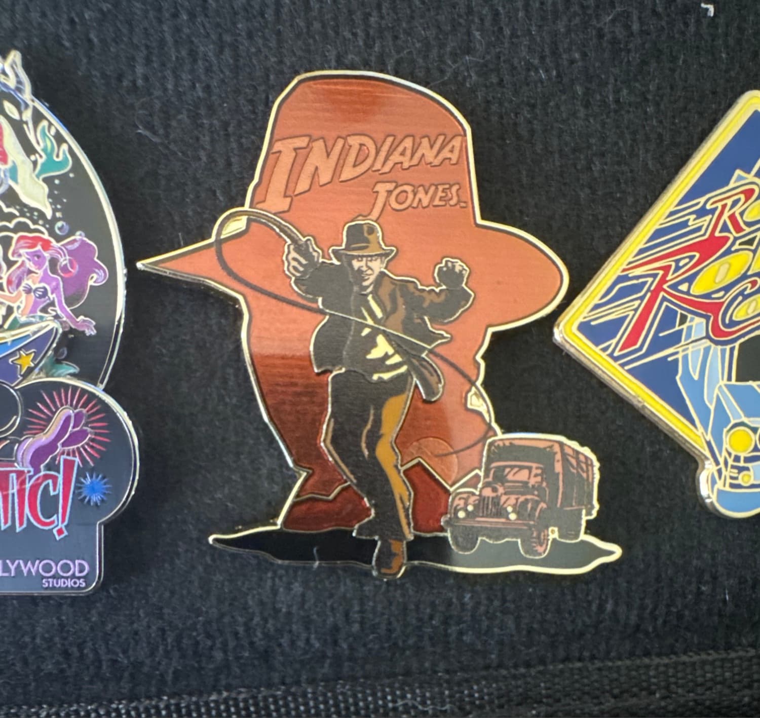 Indiana Jones with Whip and Jeep in Silhouette front