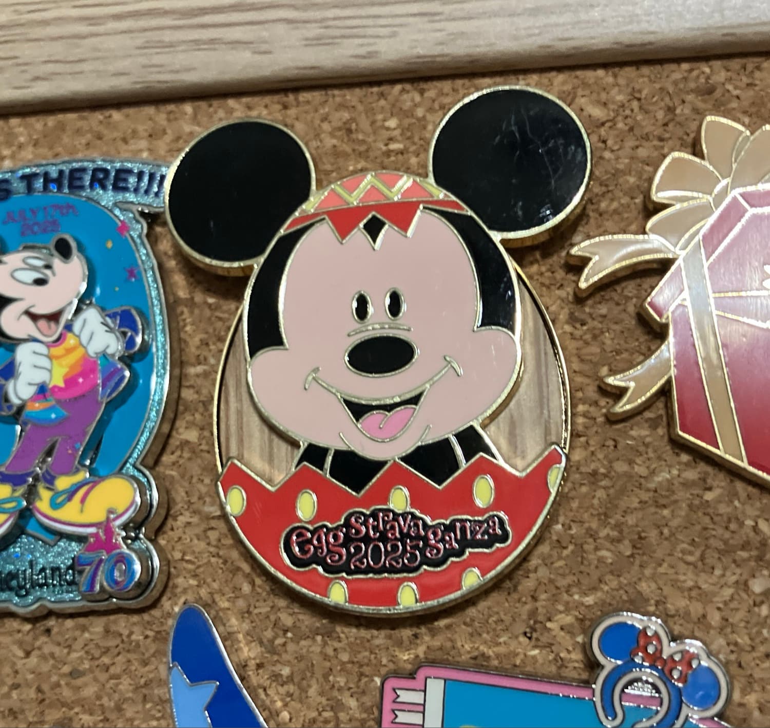 Mickey Mouse Eggstravaganza Easter Egg Pin front