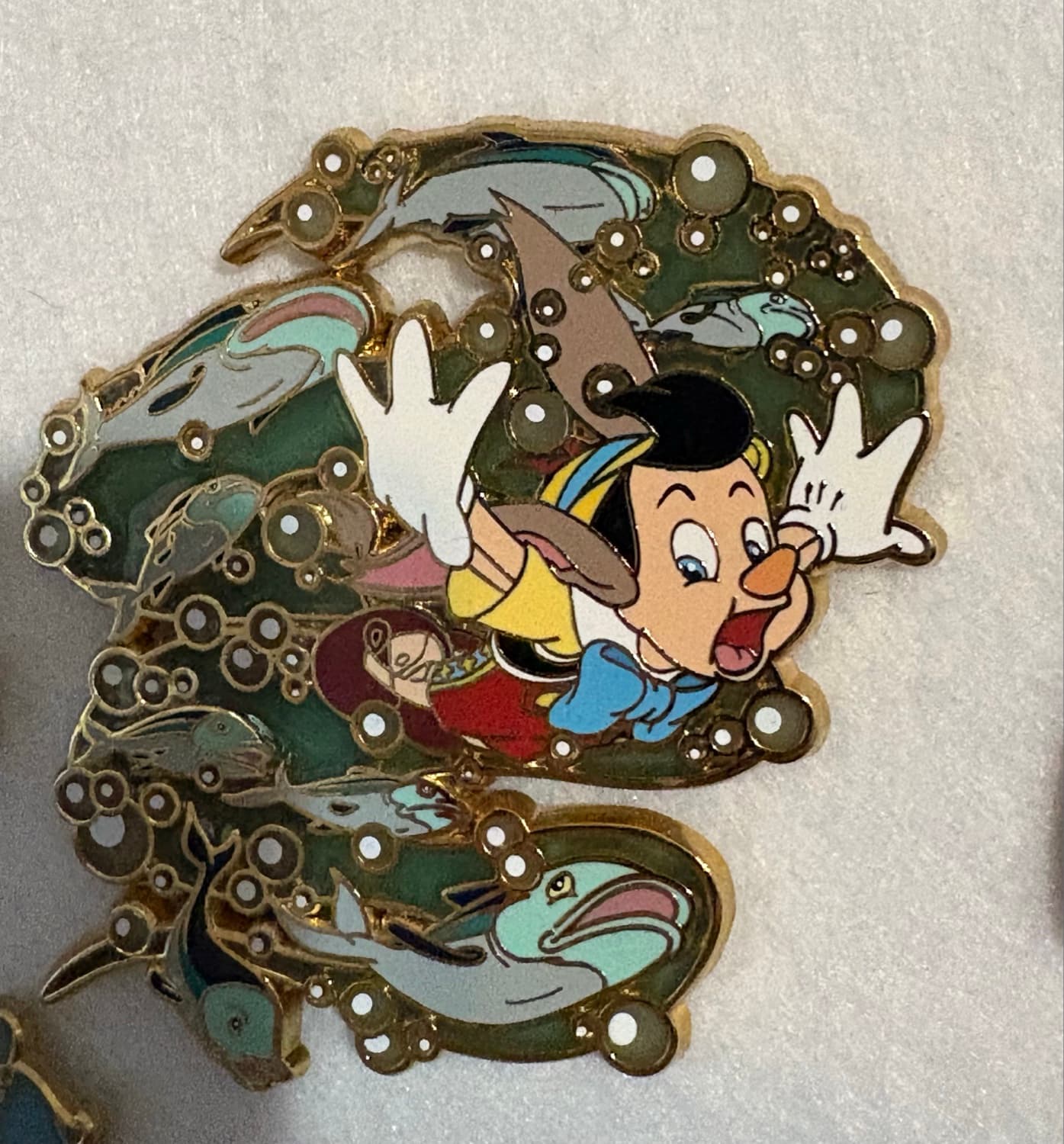 Pinocchio running from monstro