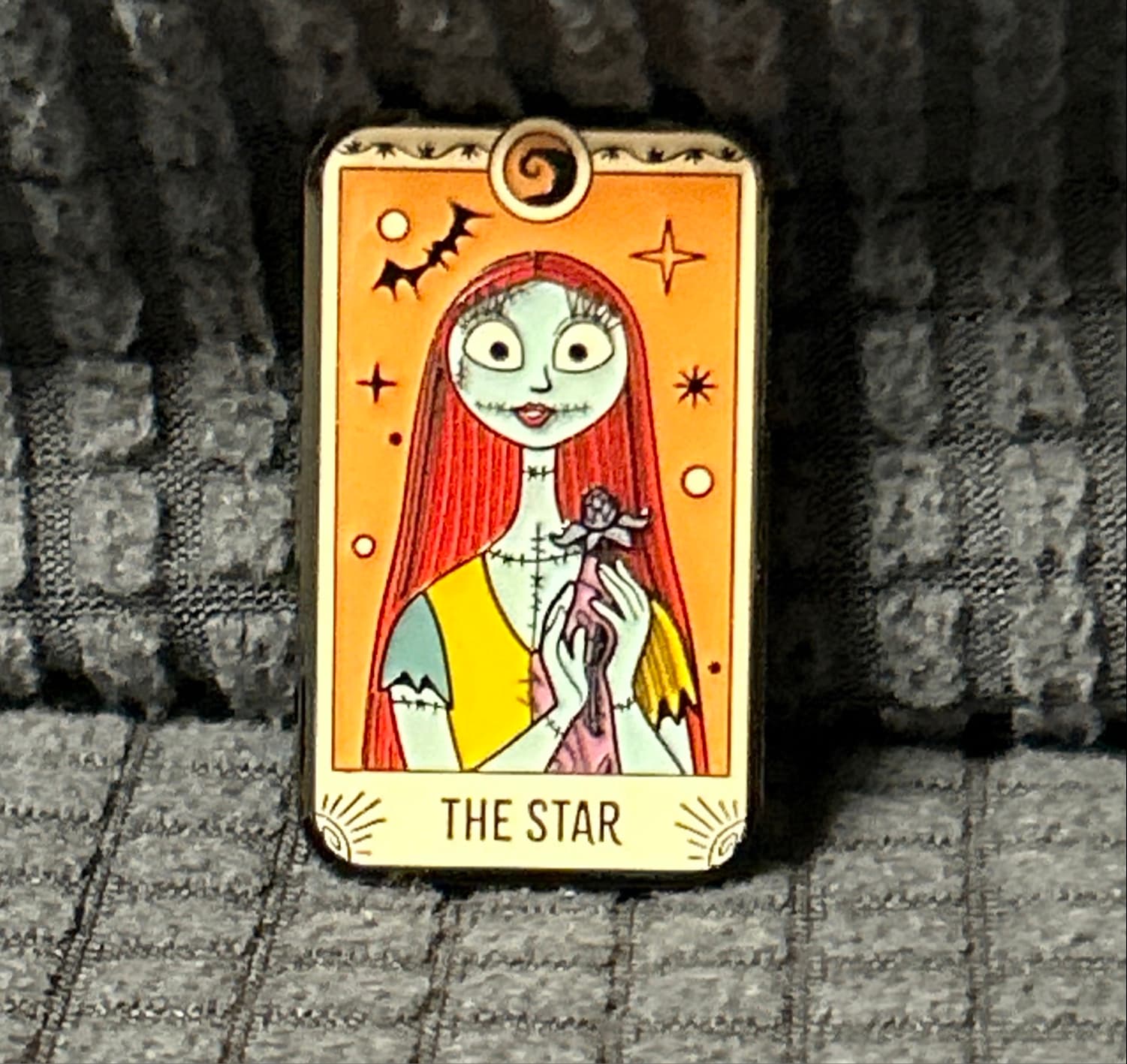 Sally The Star Tarot Card Pin front