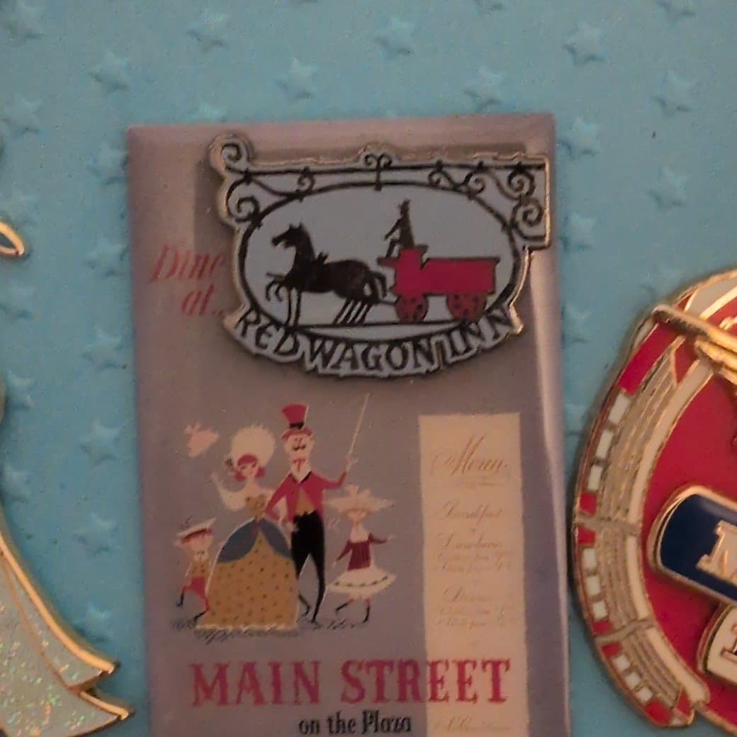 dine at the red wagon inn main Street poster