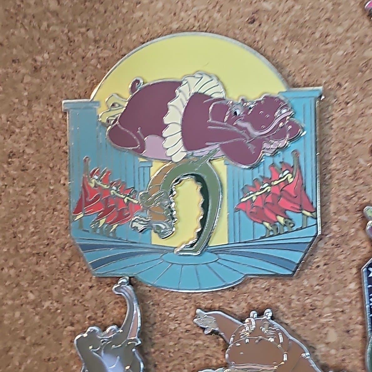 Hyacinth Hippo & Ben Ali-Gator - Fantasia 80th Anniversary Dance of the Hours Pin front