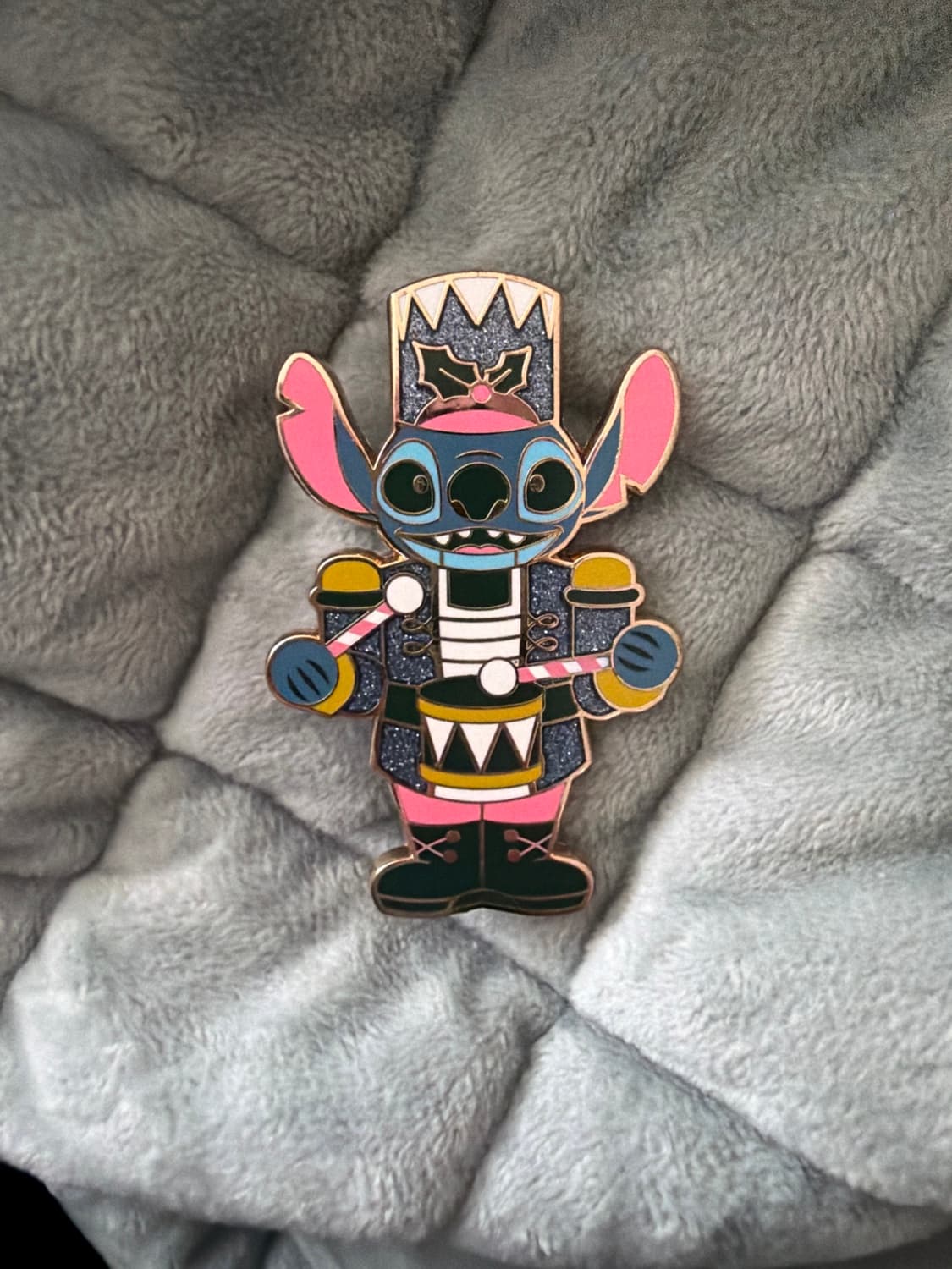 Stitch Holiday Nutcracker Pin