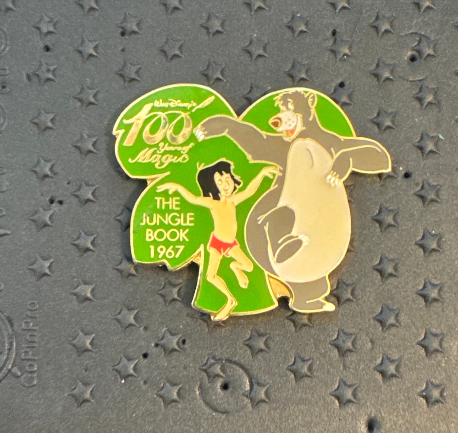 Disney 100 Years of Magic Jungle Book 1967 Mowgli & Baloo Pin front