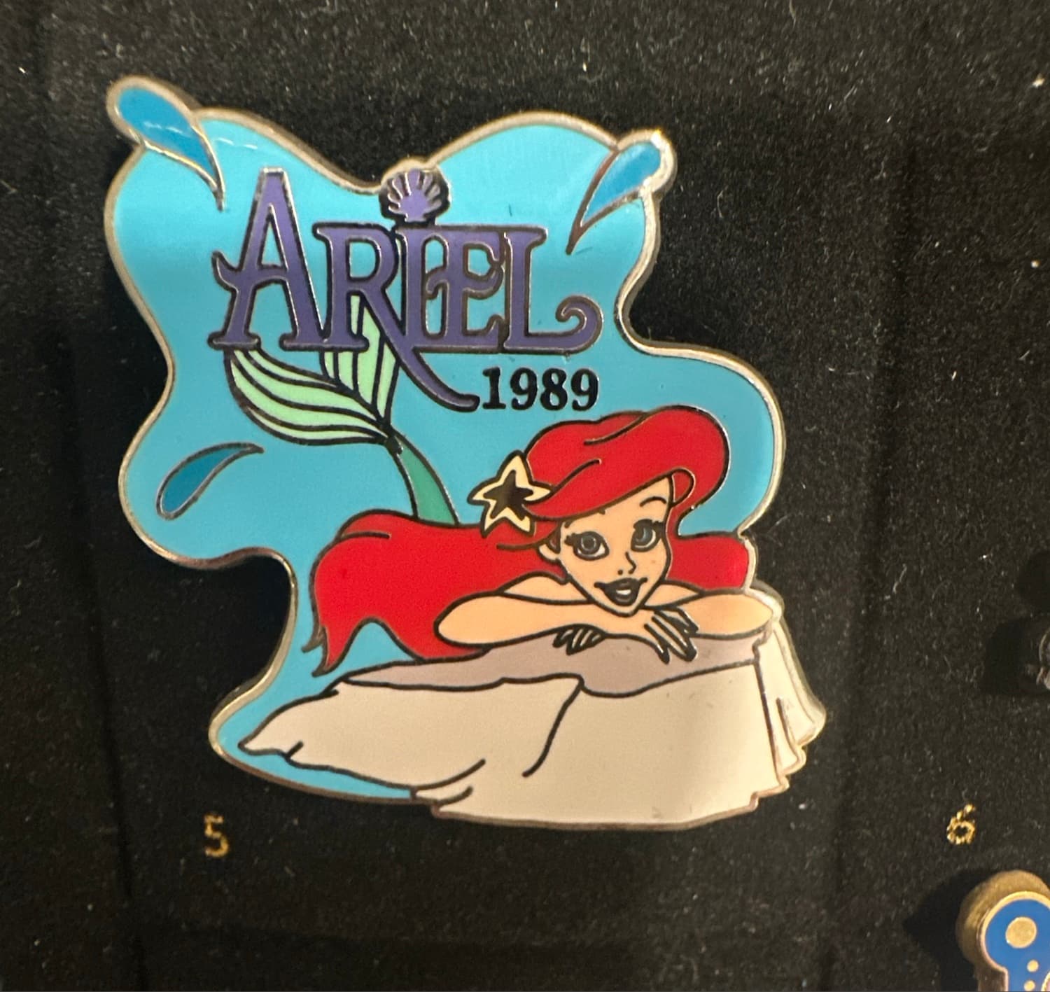 Ariel 1989 The Little Mermaid Release Pin