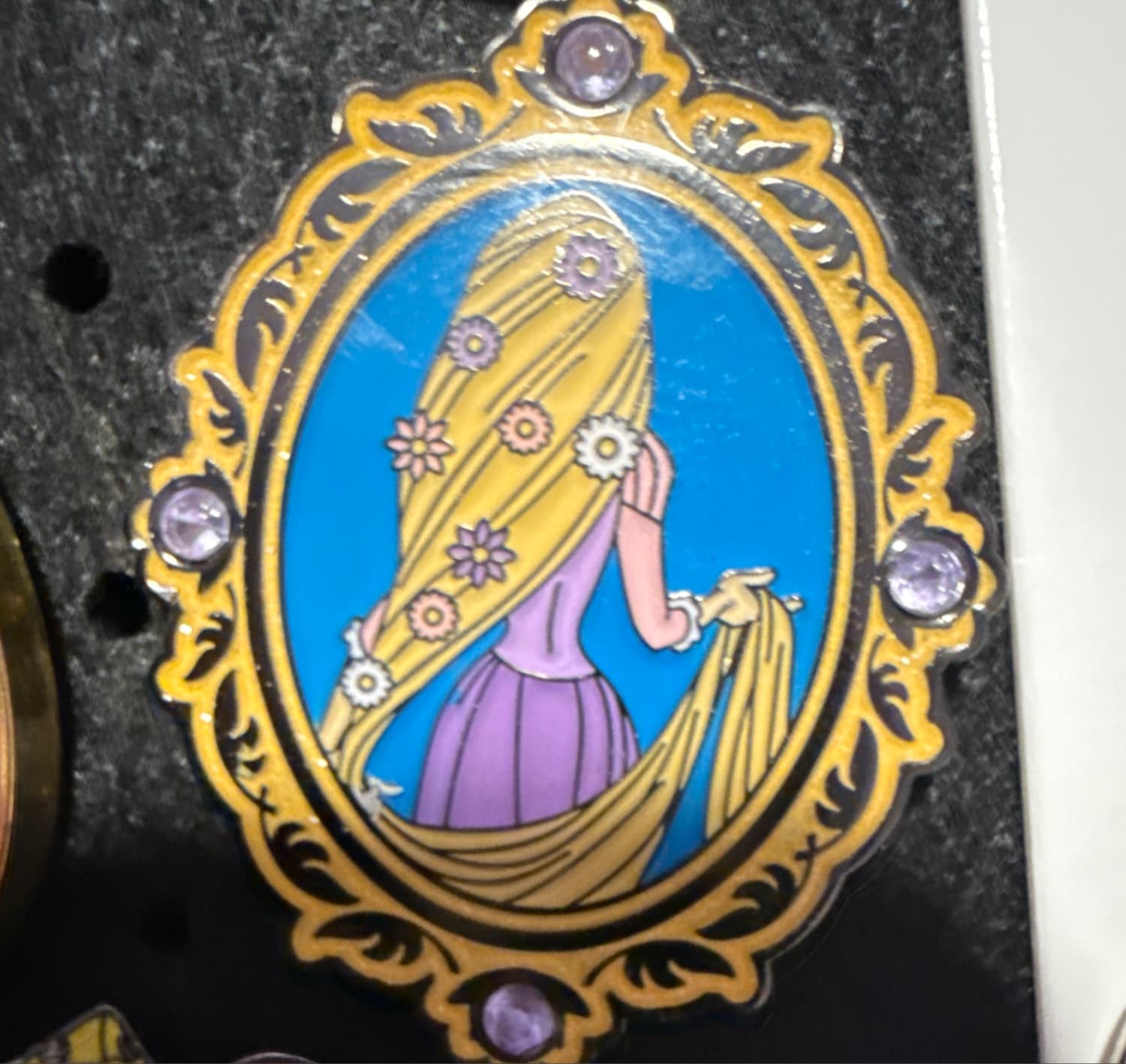 Rapunzel - Princess in Gold Jeweled Frame