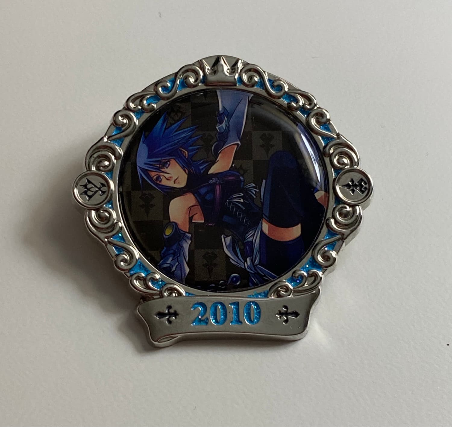 Kingdom Hearts Birth by Sleep Aqua 2010 Framed Pin