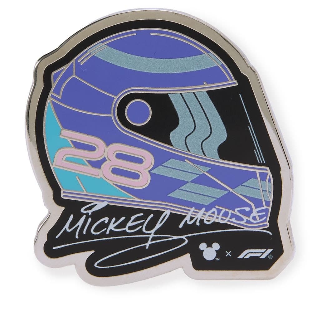 Disney x Formula 1® Velocity Mickey Mouse Helmet Pin front