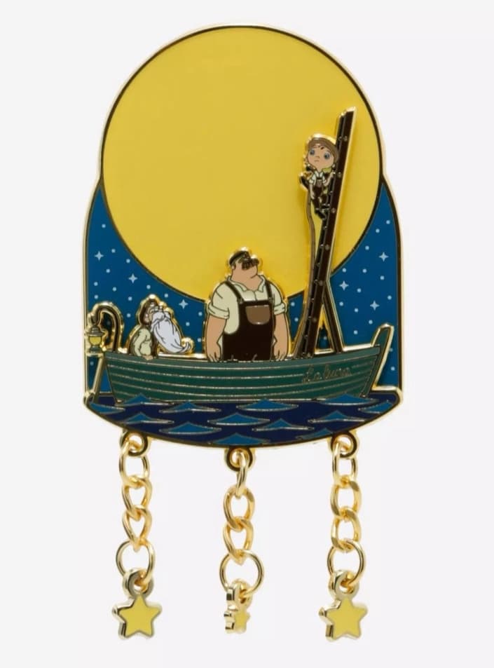 Loungefly Disney Pixar Shorts La Luna Moon 3" Collector Box Glow Pin