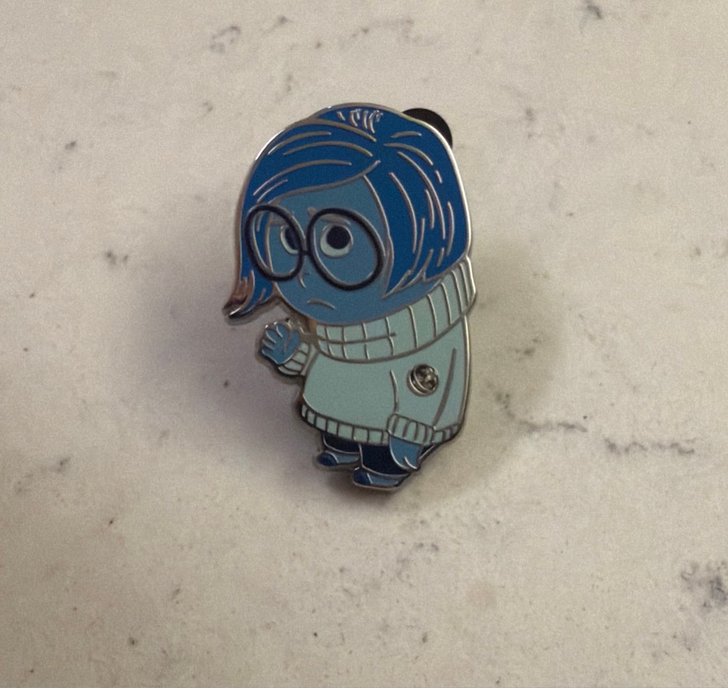Sadness Pin – Inside Out front