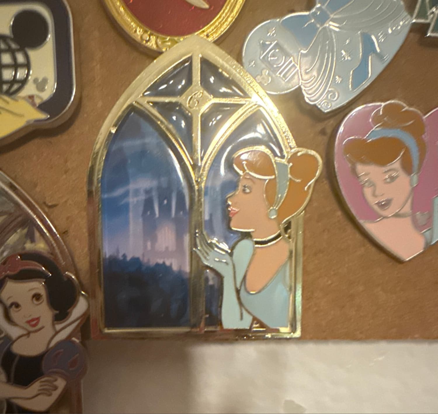 This is My Home Window Princess Cinderella Castle Pin front