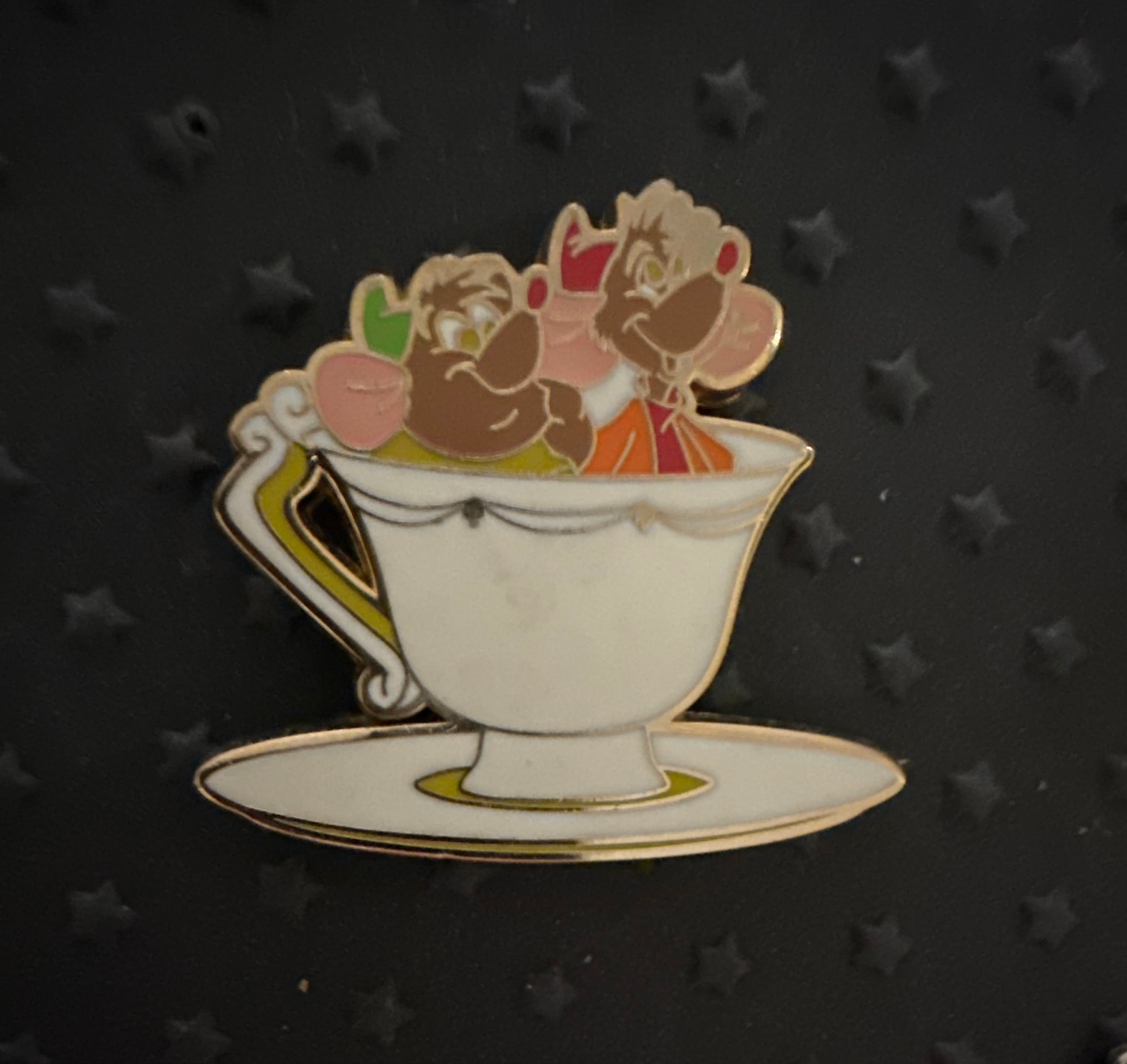 Jaq and Gus in a Tea Cup - Cinderella Icons