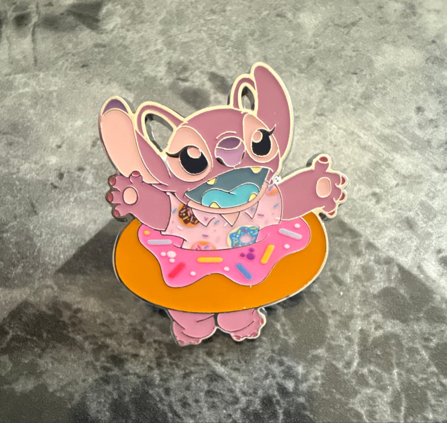 Angel with Donut - Stitch Attacks Snacks front