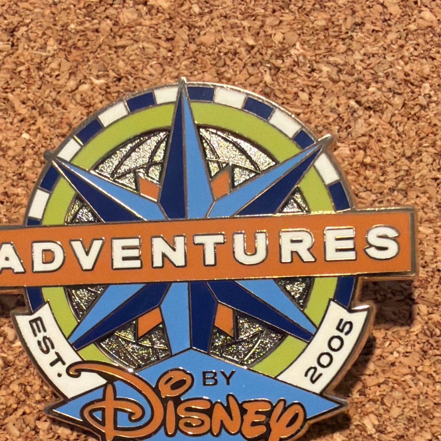 Adventures by Disney 2005 Spinner Compass Logo Pin