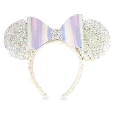 Iridescent Holographic Bow Minnie Mouse Ear Headband