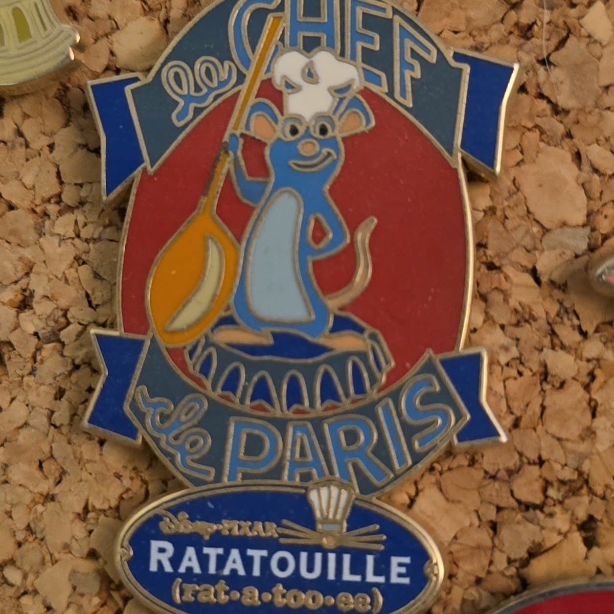 Remy Le Chef de Paris Ratatouille Pin