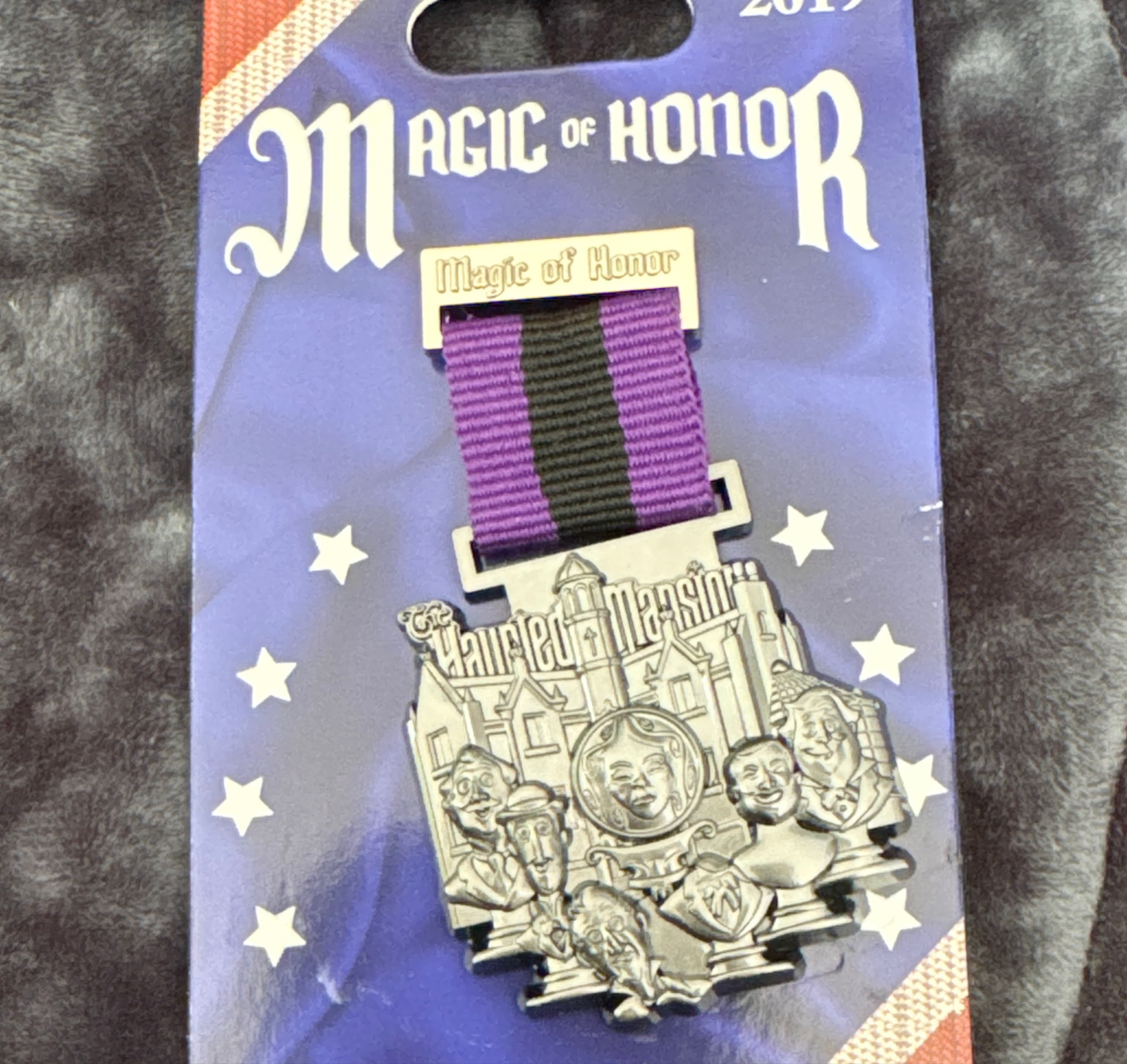 Haunted Mansion - Magic of Honor Medal Pin front