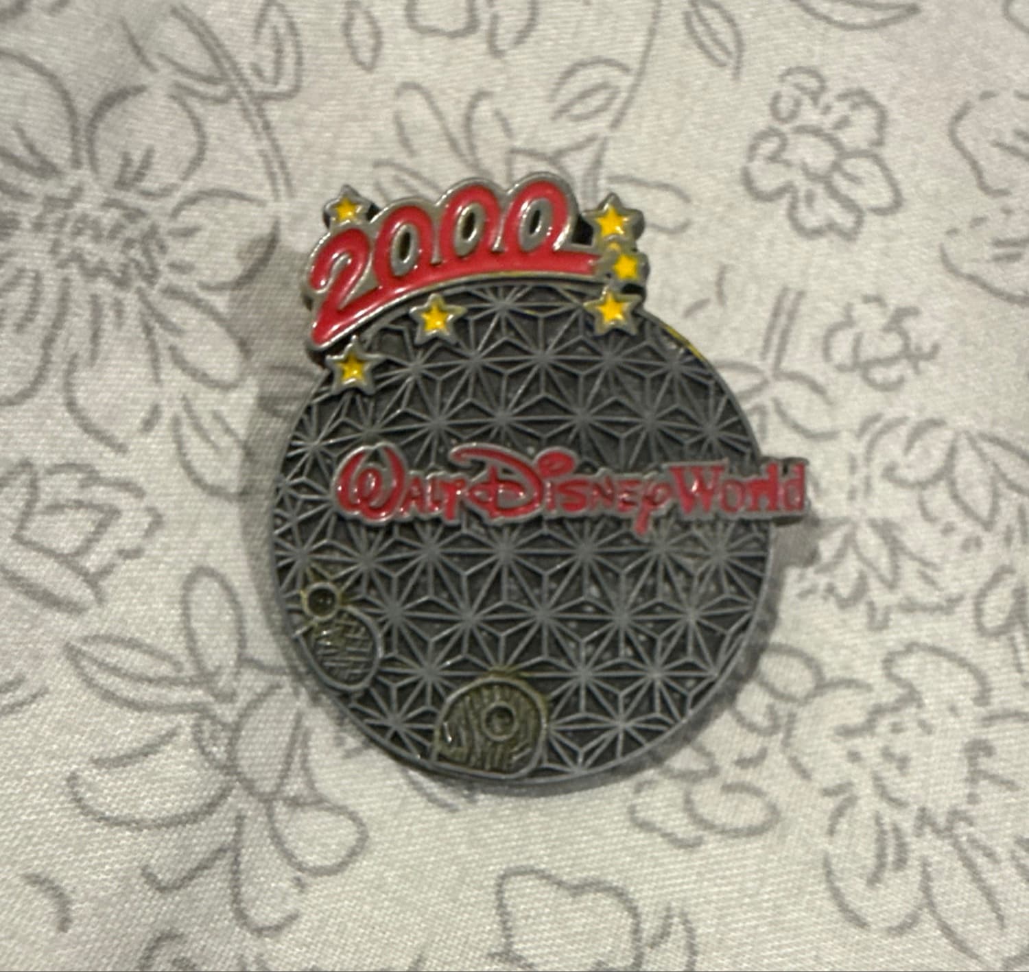 Epcot Spaceship Earth 2000 Walt Disney World Pin front