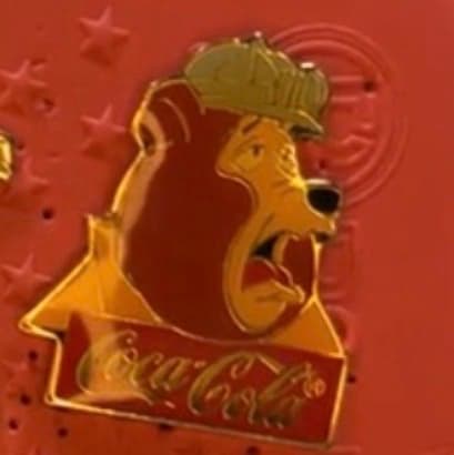 Big Al Walt Disney World 15th Anniversary Coca Cola Pin