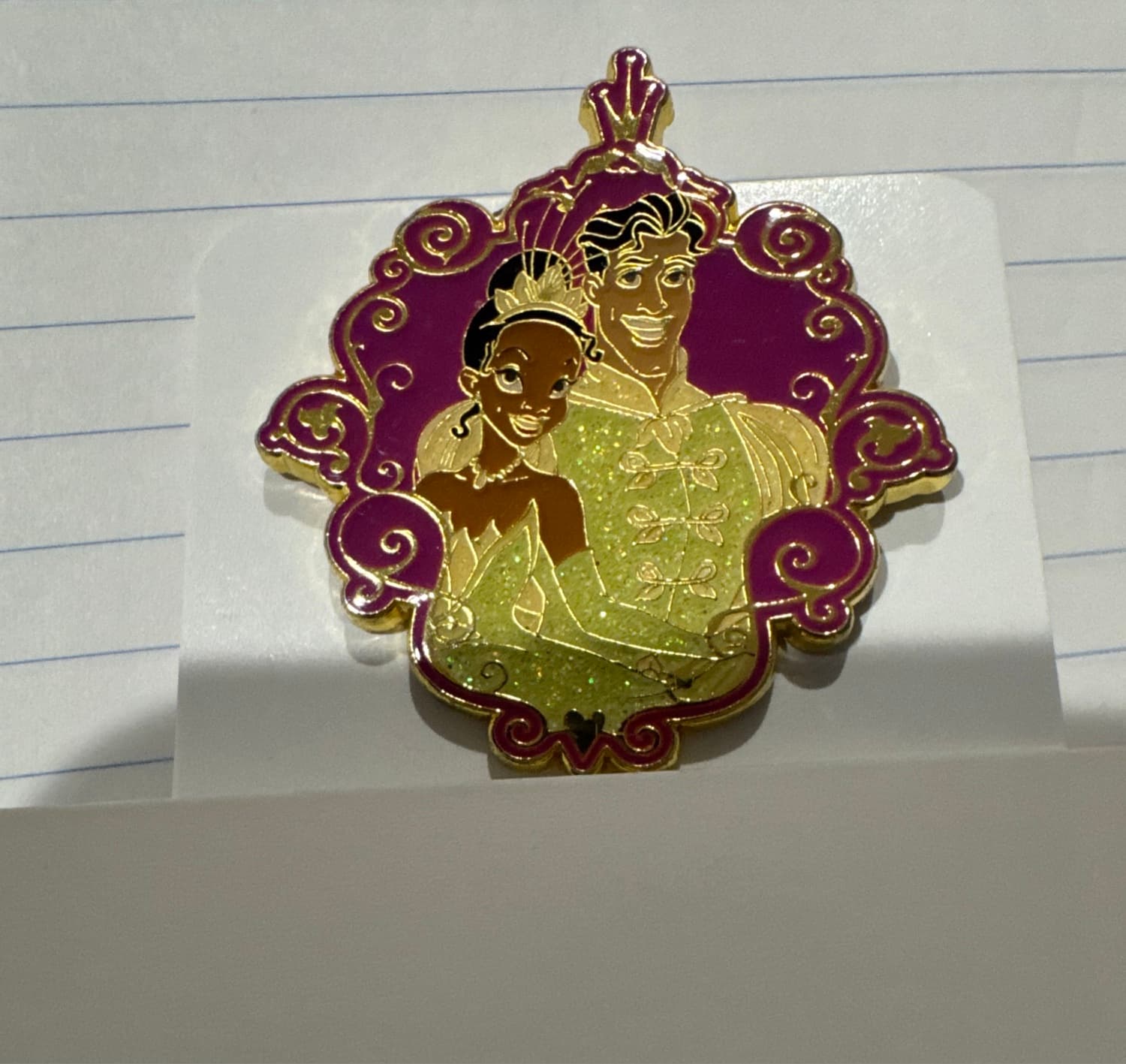 Tiana and Naveen Frame Chaser Pin