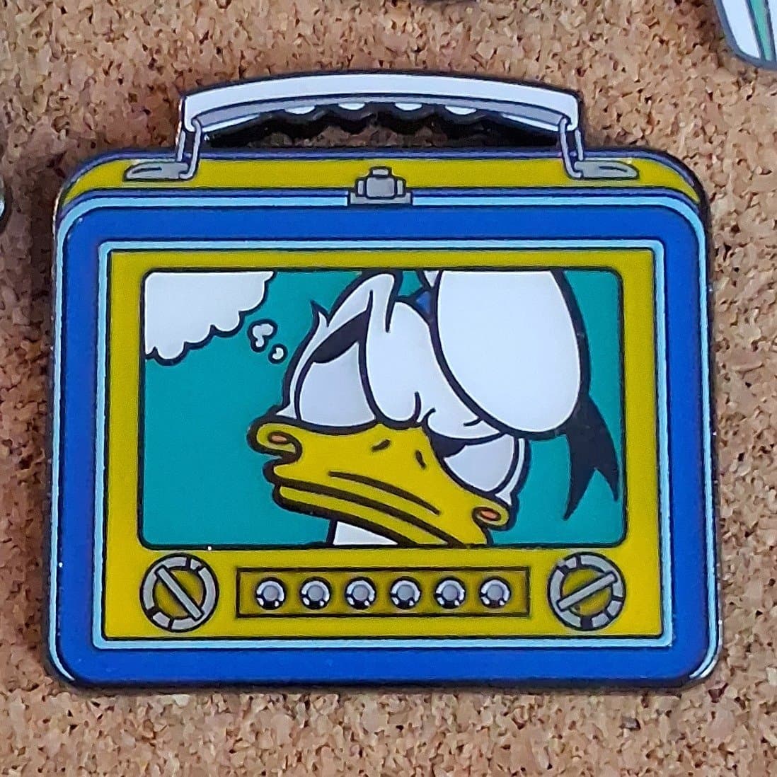 Donald Duck Lunch Box TV Screen Pin