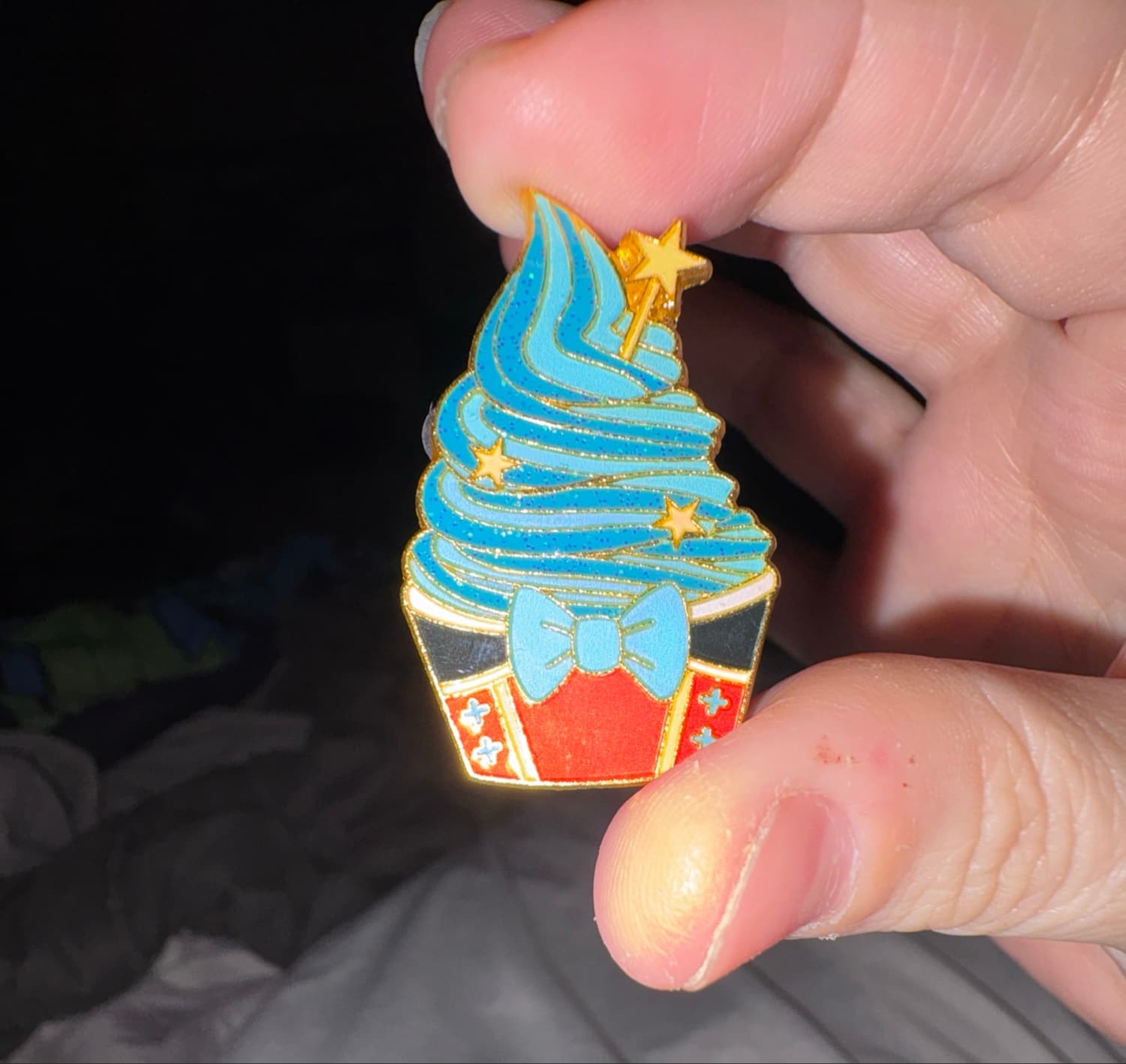 Pinocchio Cupcake Pin