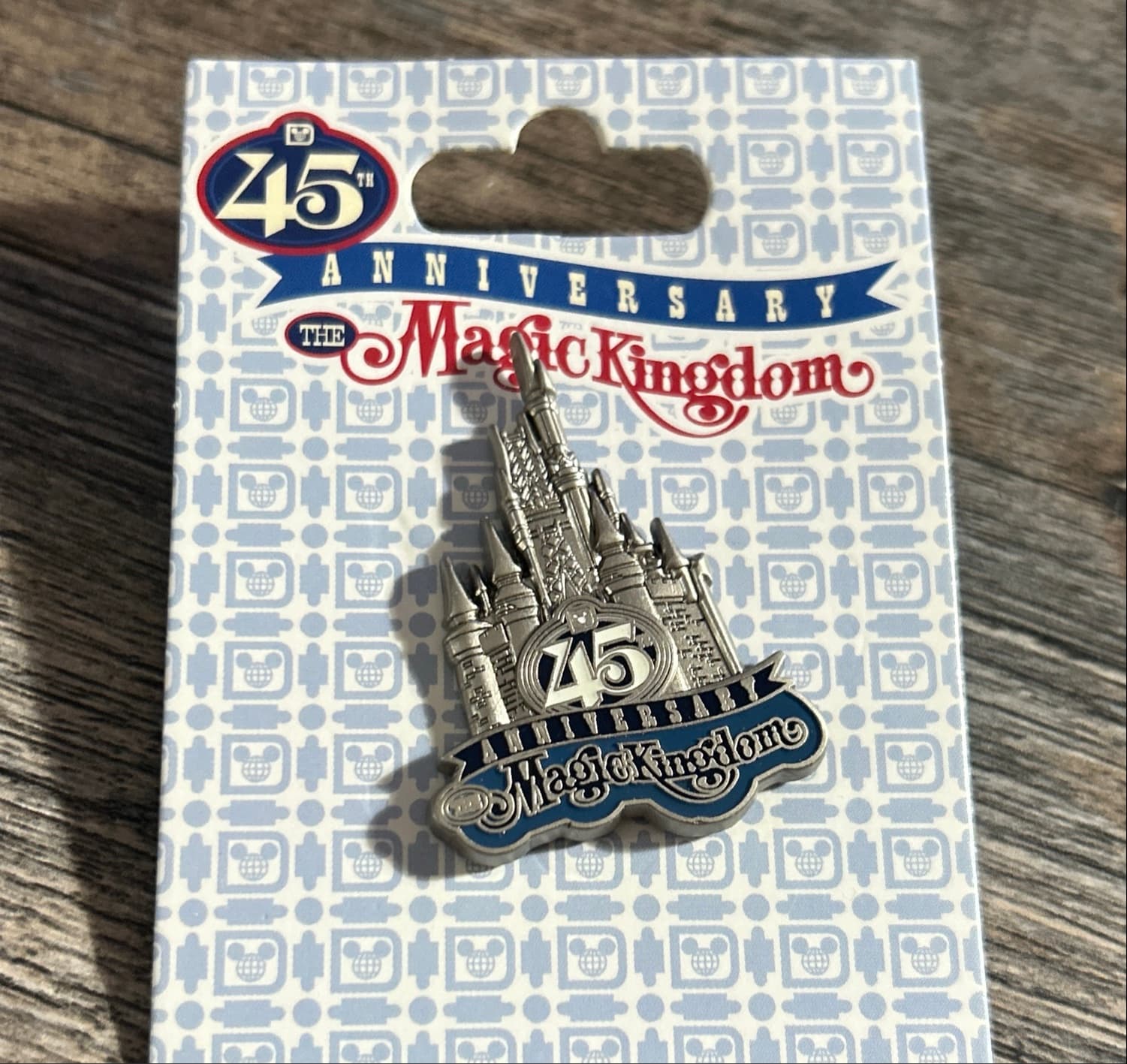 Disney Magic Kingdom 45th Anniversary Cinderella Castle Pin
