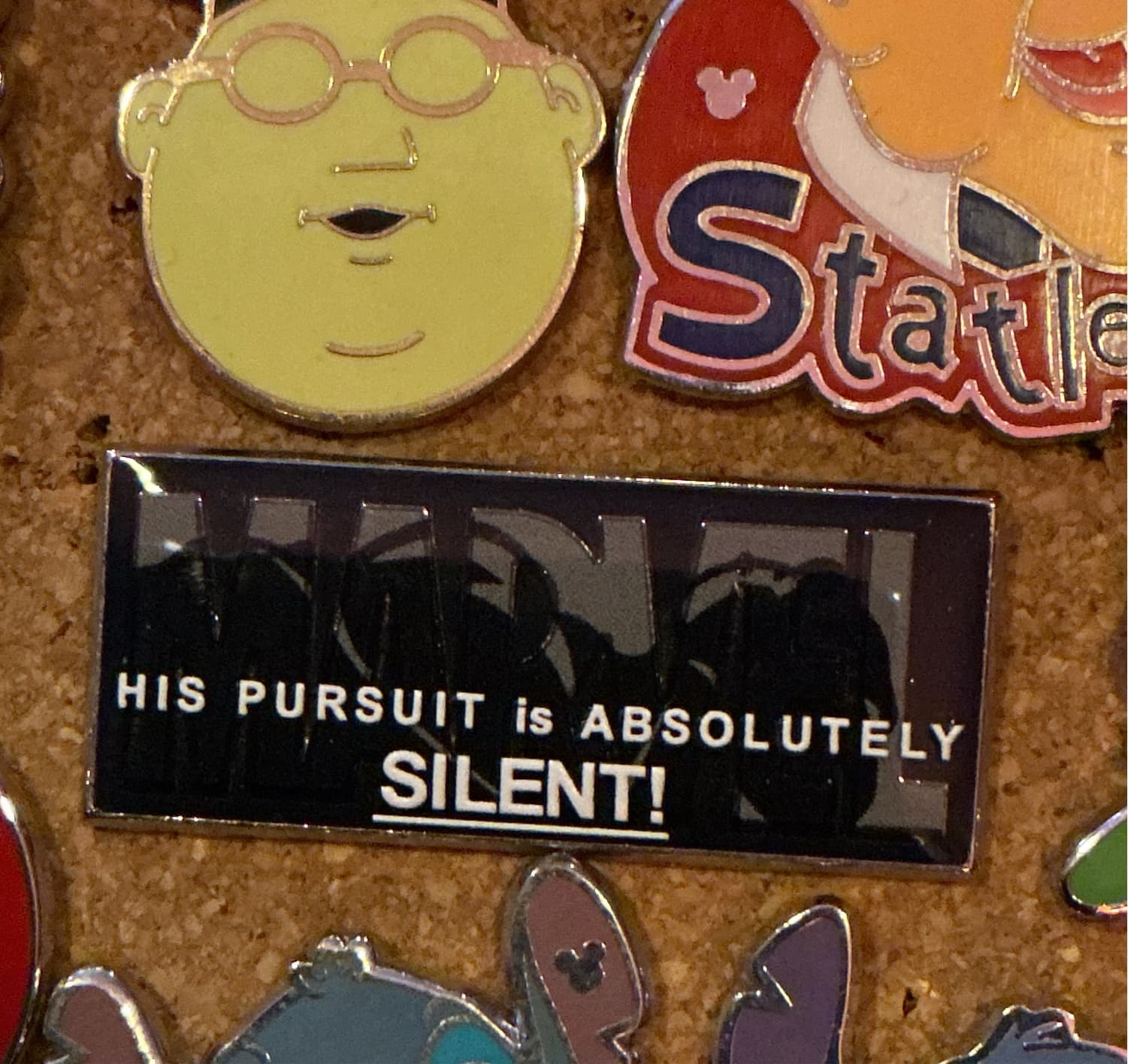 Marvel Black Panther His Pursuit Is Absolutely Silent Disney Trading Pin