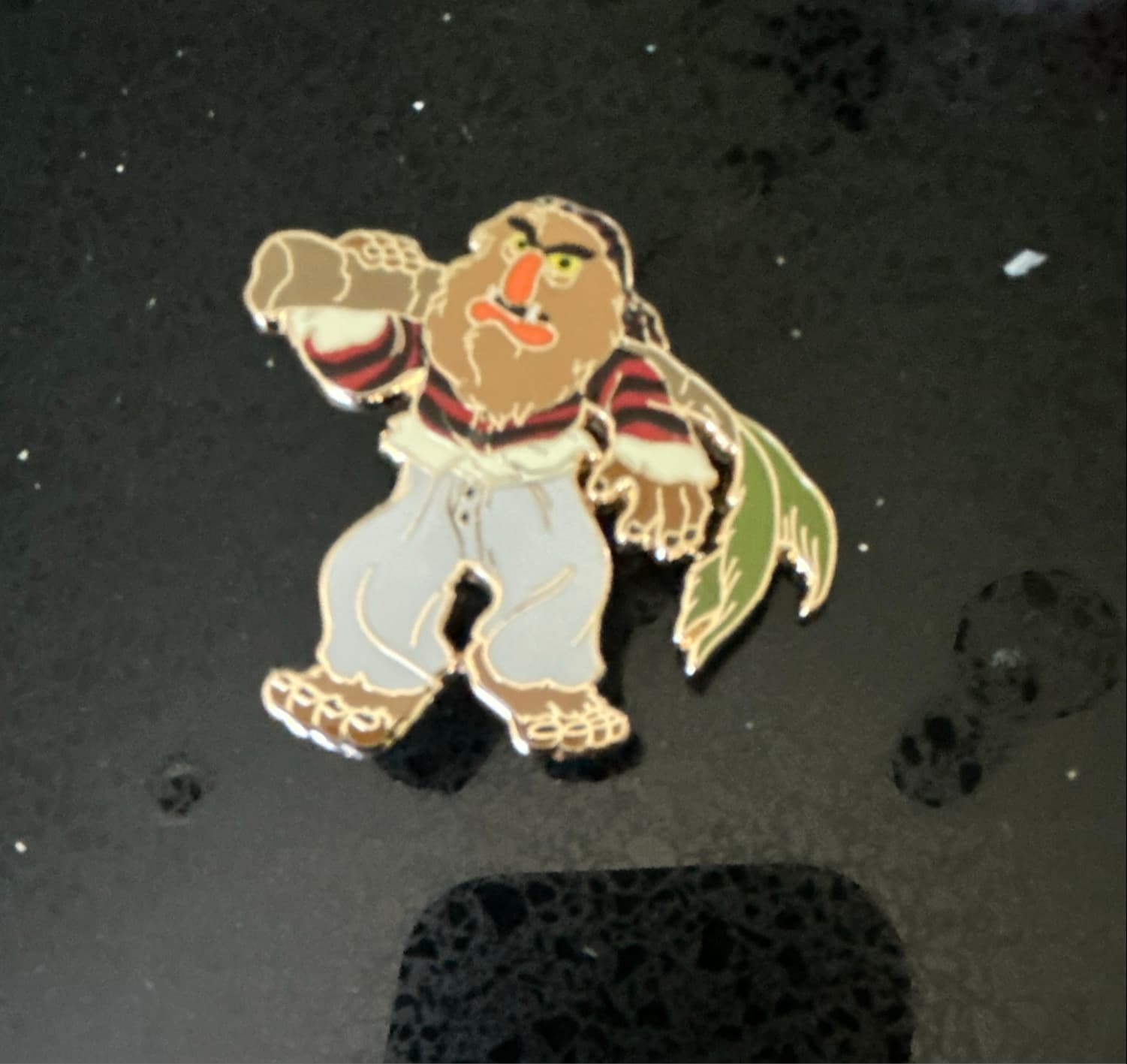 Muppets Pirates of the Caribbean Angry Pirate with Club and Green Cape
