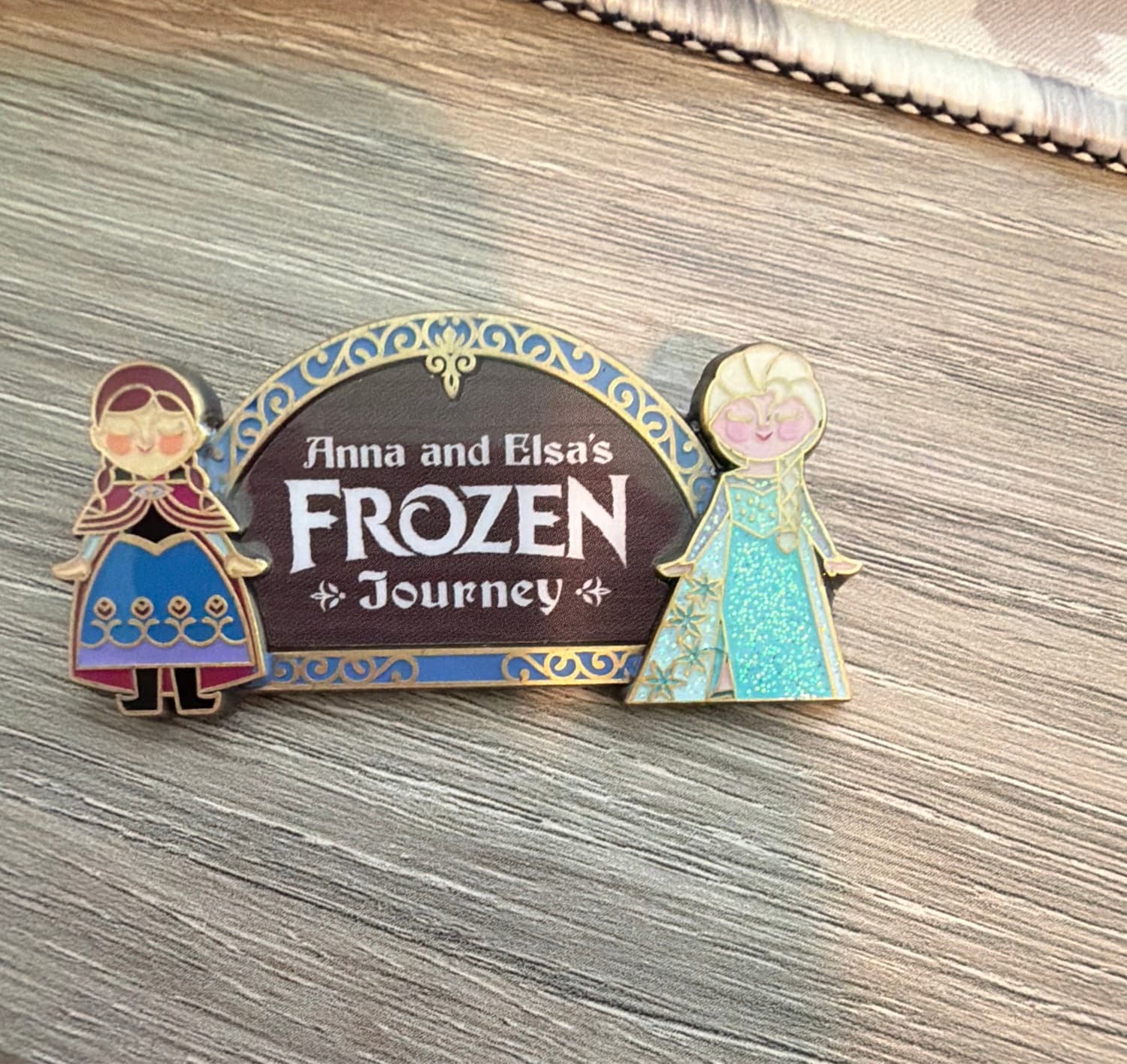 Anna and Elsa's Frozen Journey Ride Attraction Pin