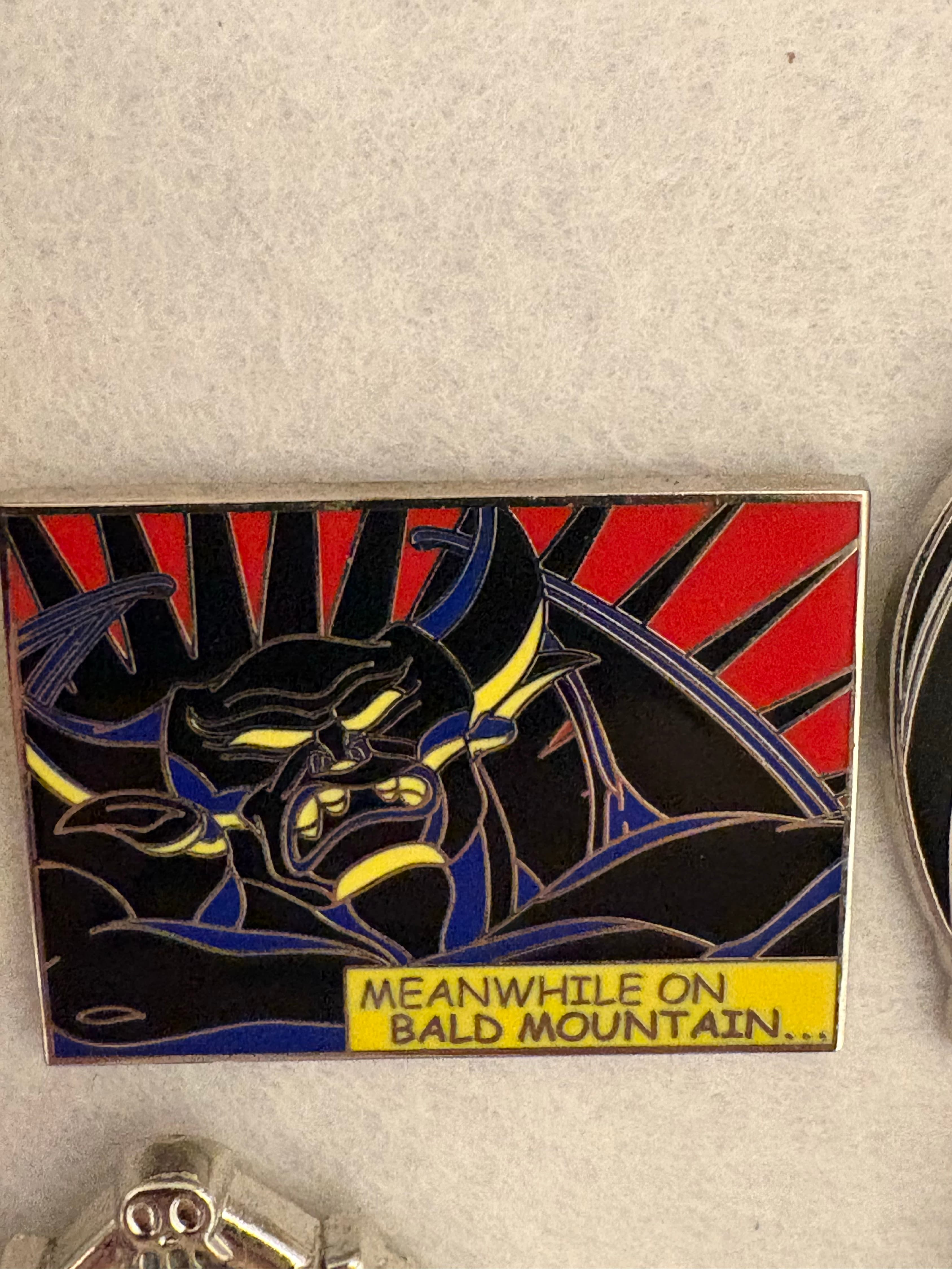 Chernabog Meanwhile On Bald Mountain... Comic Book Villain Mystery Pin